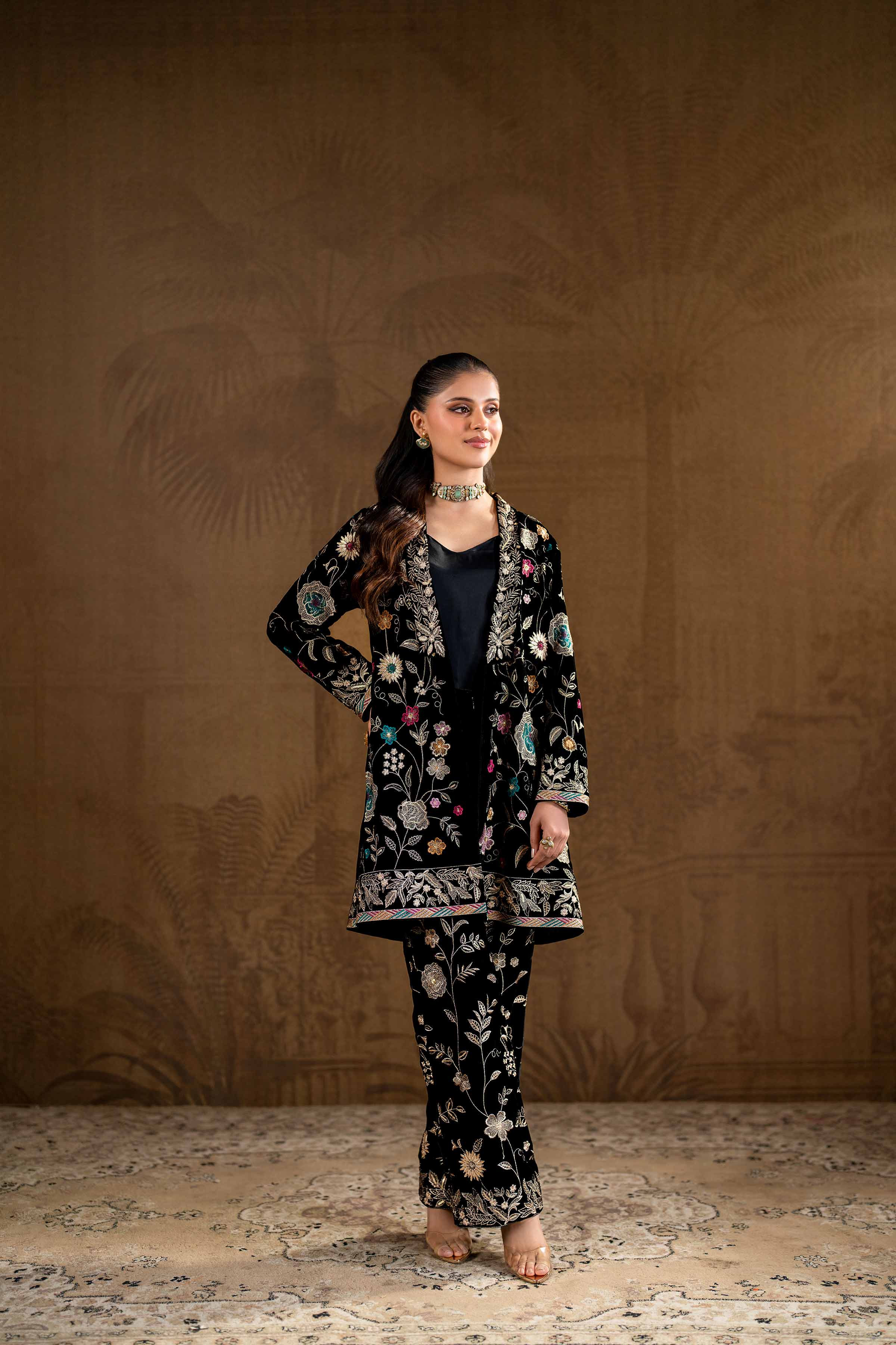 2 Piece - Embroidered Suit - KFW24-07