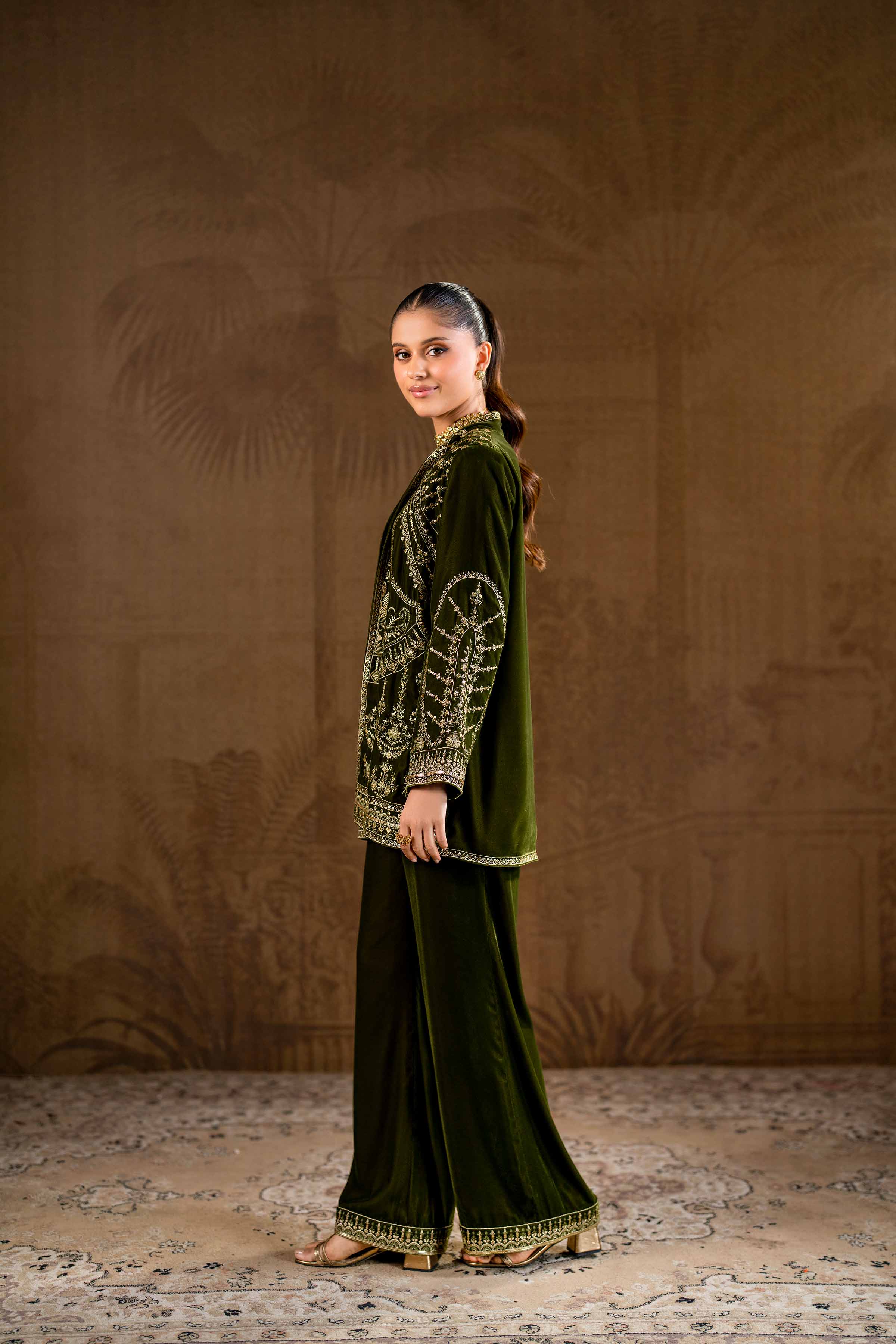 3 Piece - Embroidered Suit - KFW24-08