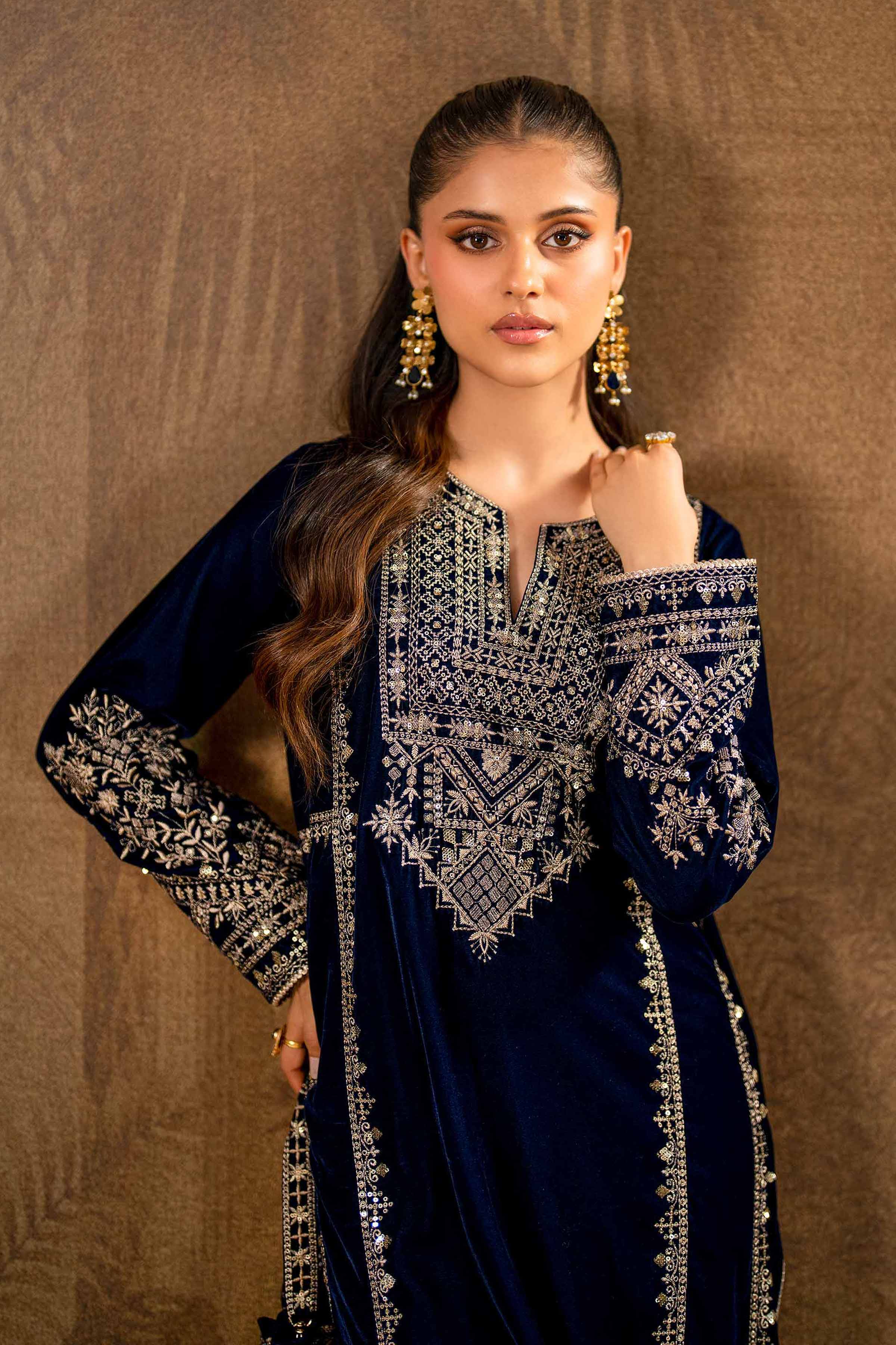 2 Piece - Embroidered Suit