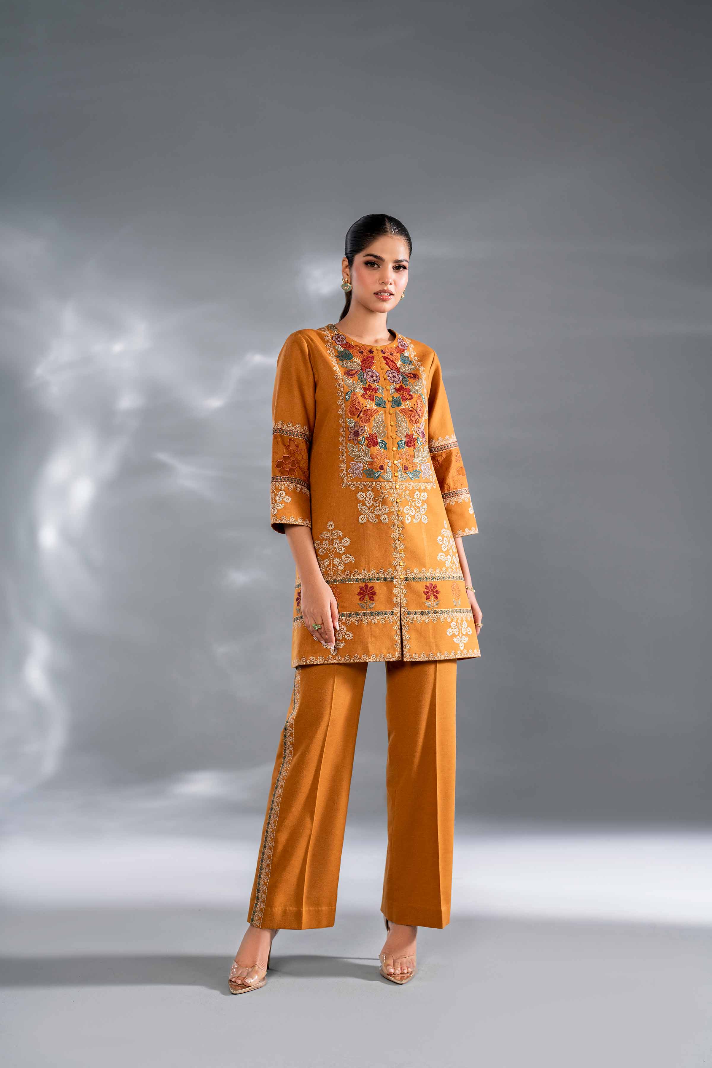 2 Piece - Embroidered Suit - KFW24-100