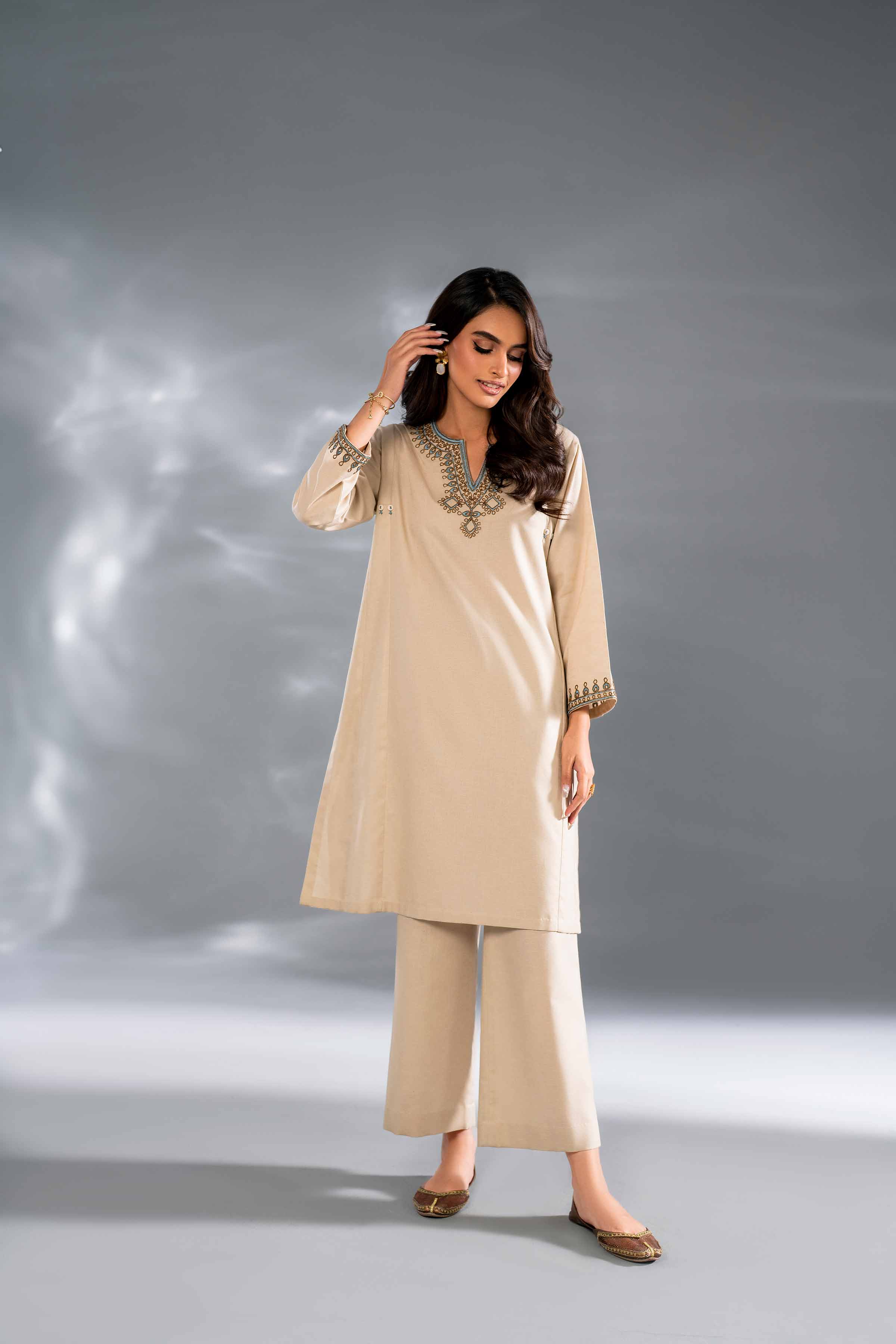 2 Piece - Embroidered Suit - KFW24-101