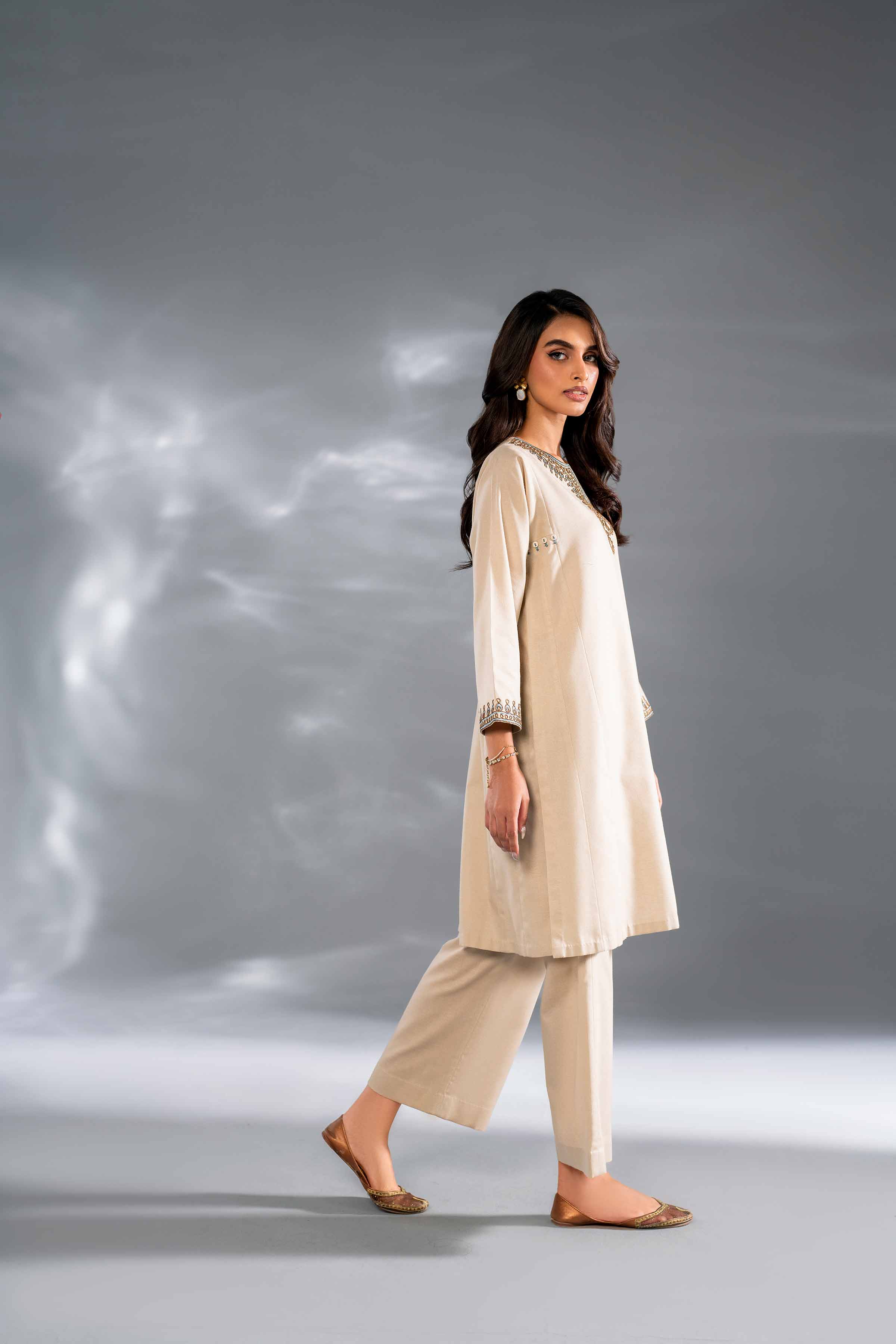 2 Piece - Embroidered Suit - KFW24-101