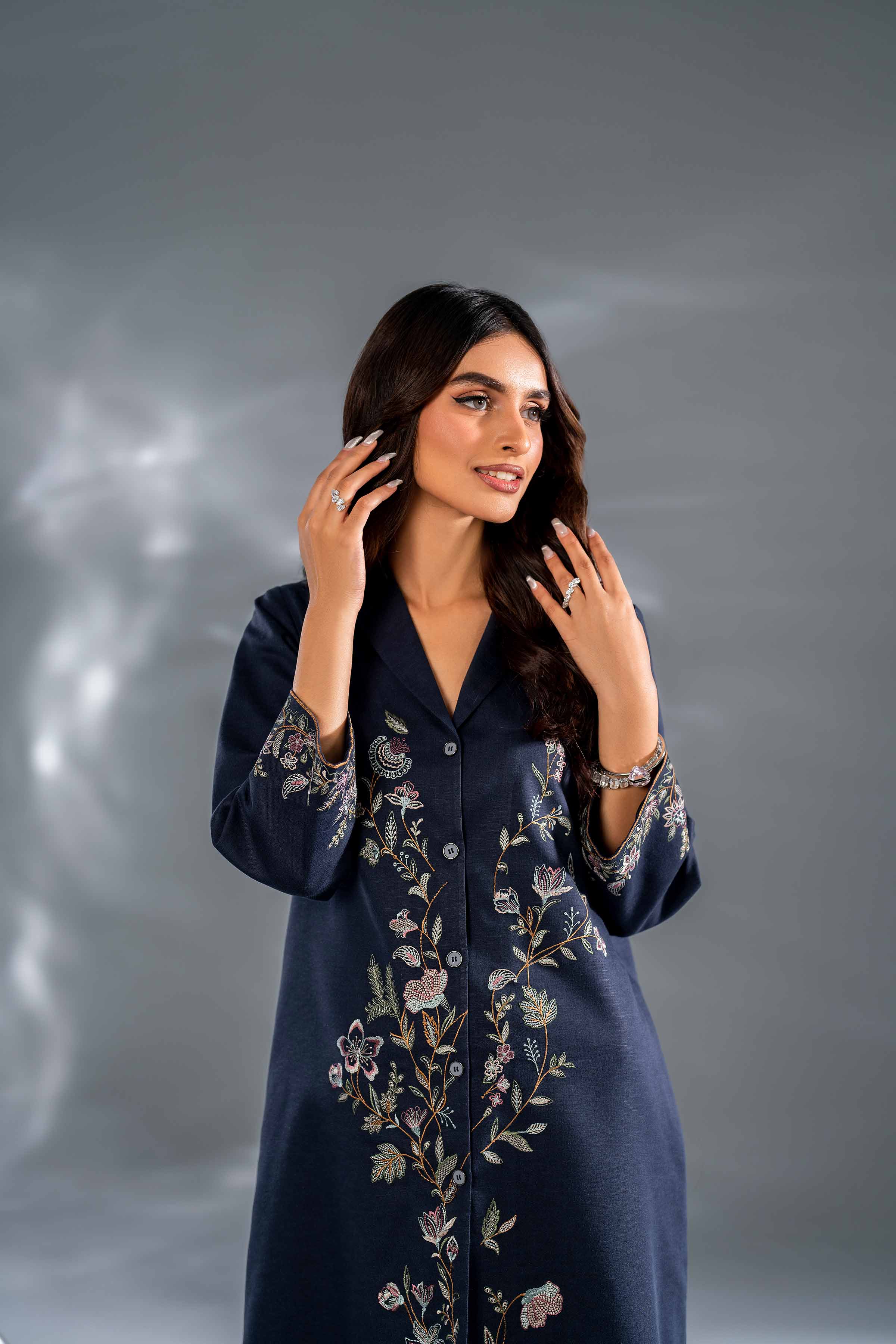 2 Piece - Embroidered Suit - KFW24-107