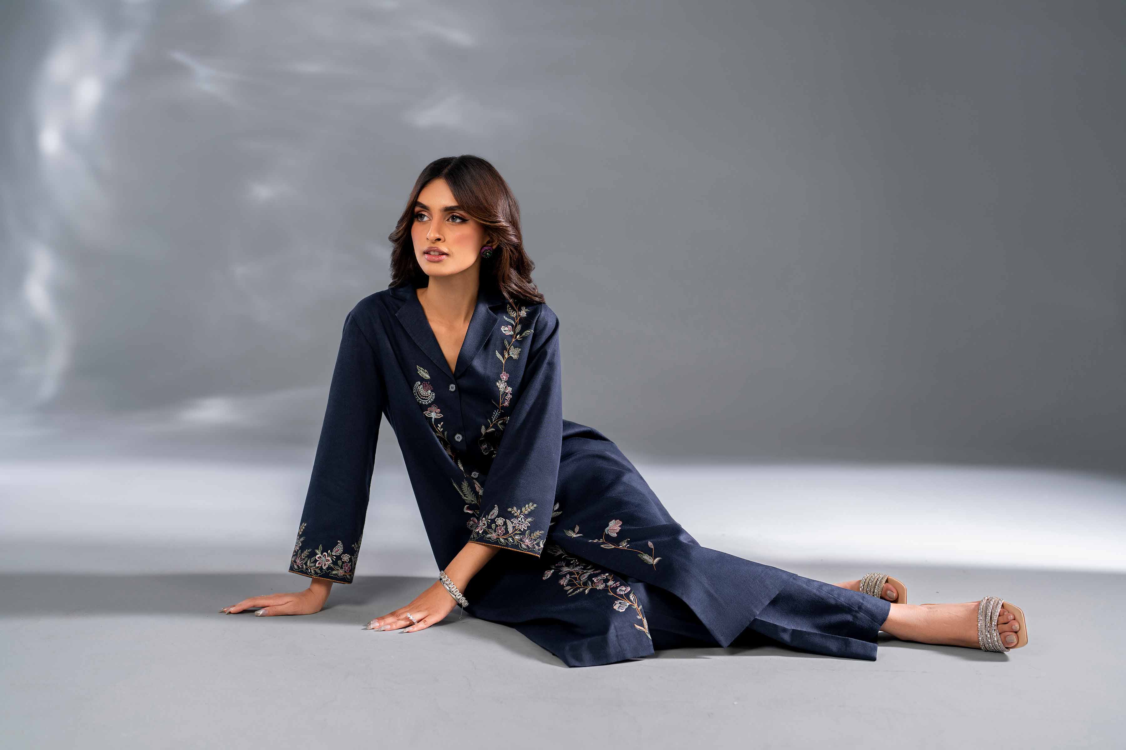 2 Piece - Embroidered Suit - KFW24-107