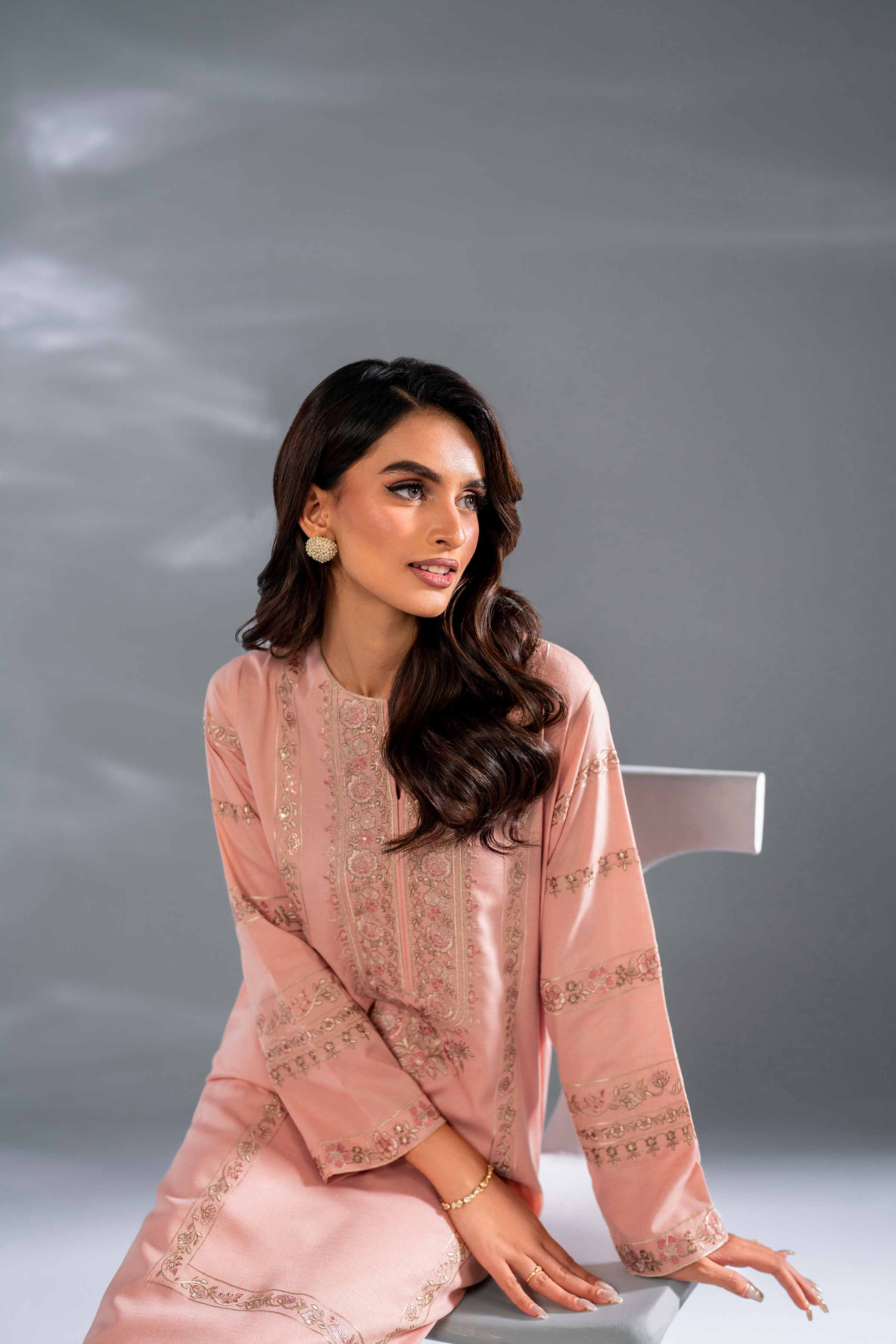 2 Piece - Embroidered Suit - KFW24-111