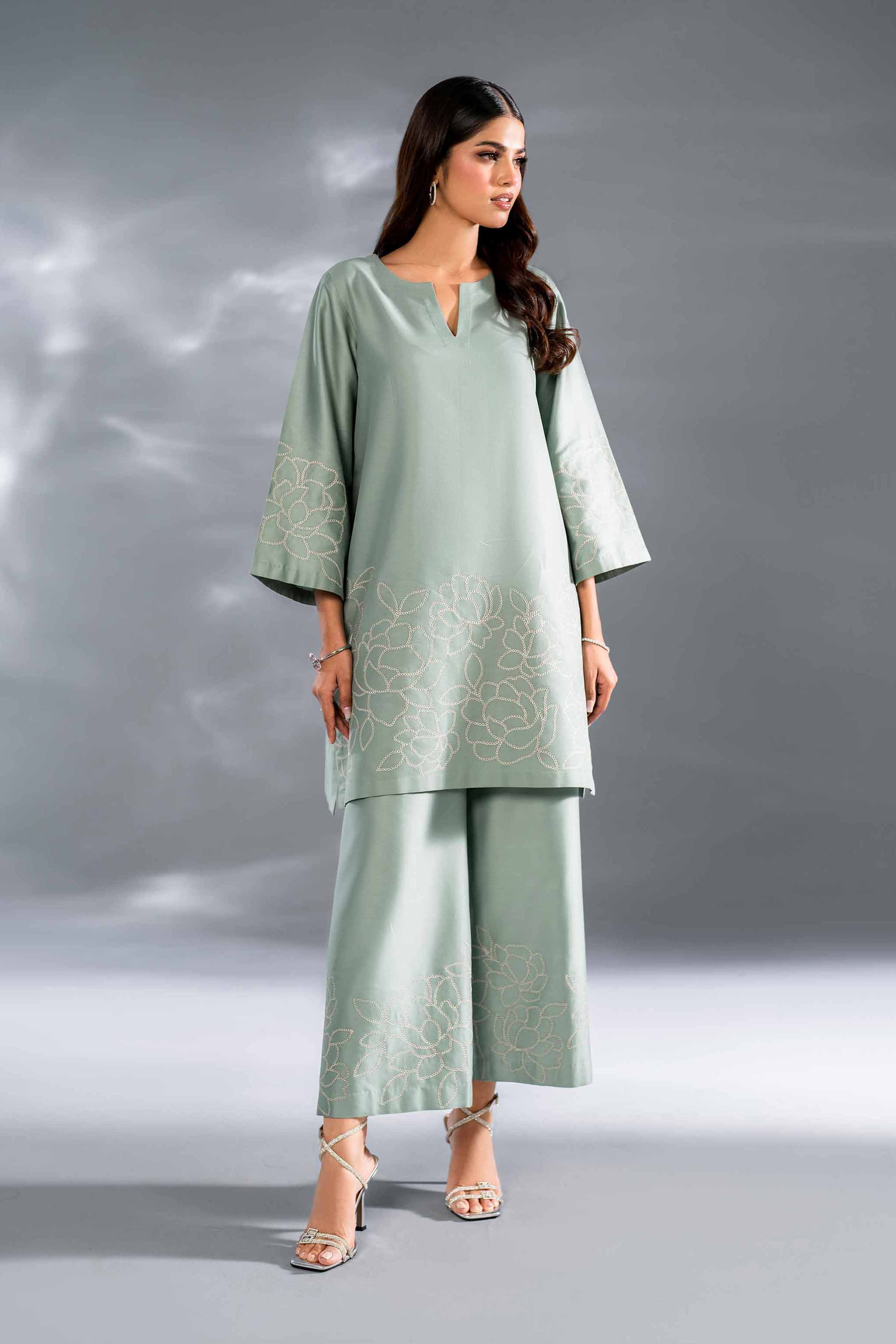 2 Piece - Embroidered Suit - KFW24-112