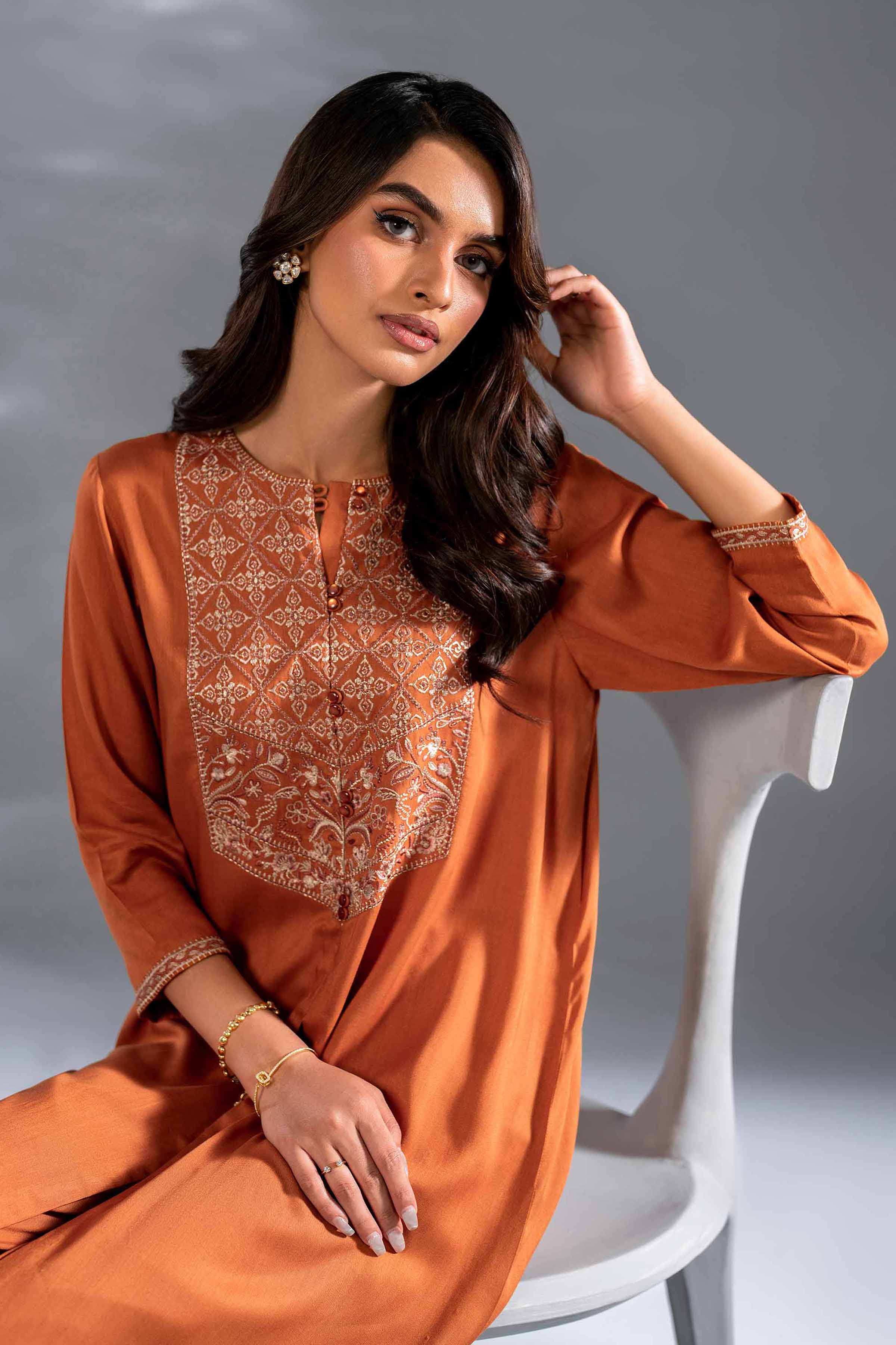 2 Piece - Embroidered Suit - KFW24-113