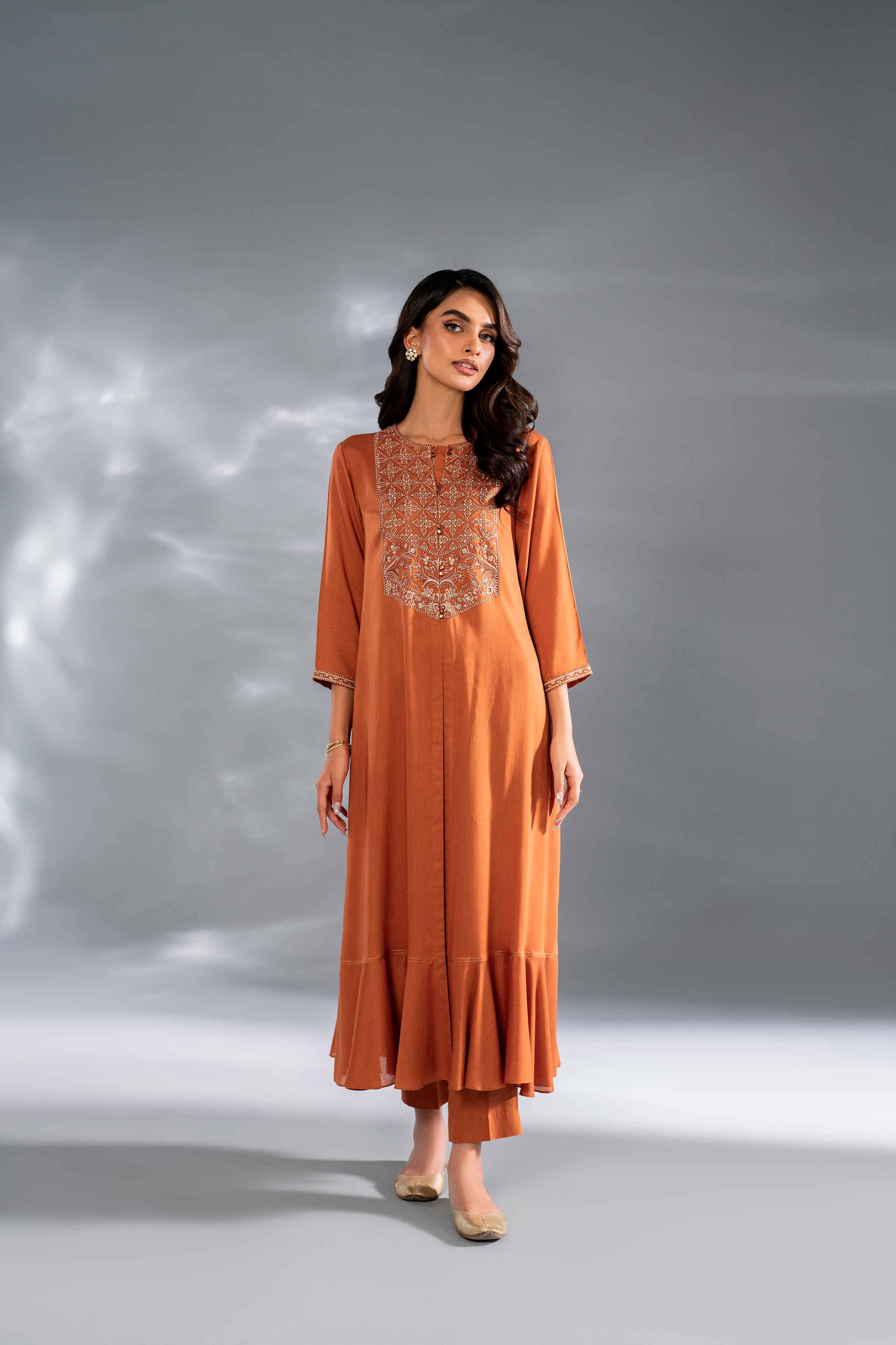 2 Piece - Embroidered Suit - KFW24-113