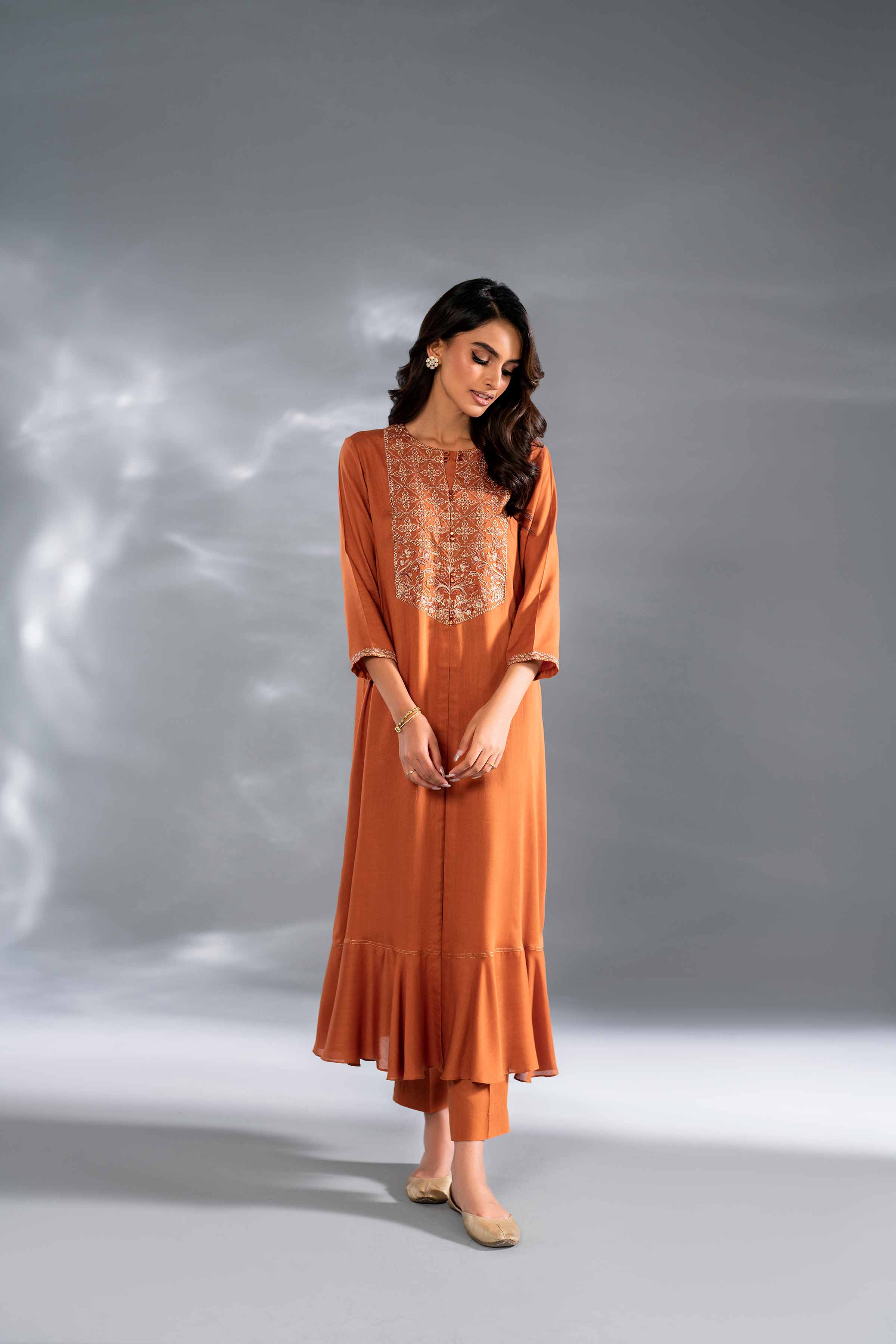 2 Piece - Embroidered Suit - KFW24-113