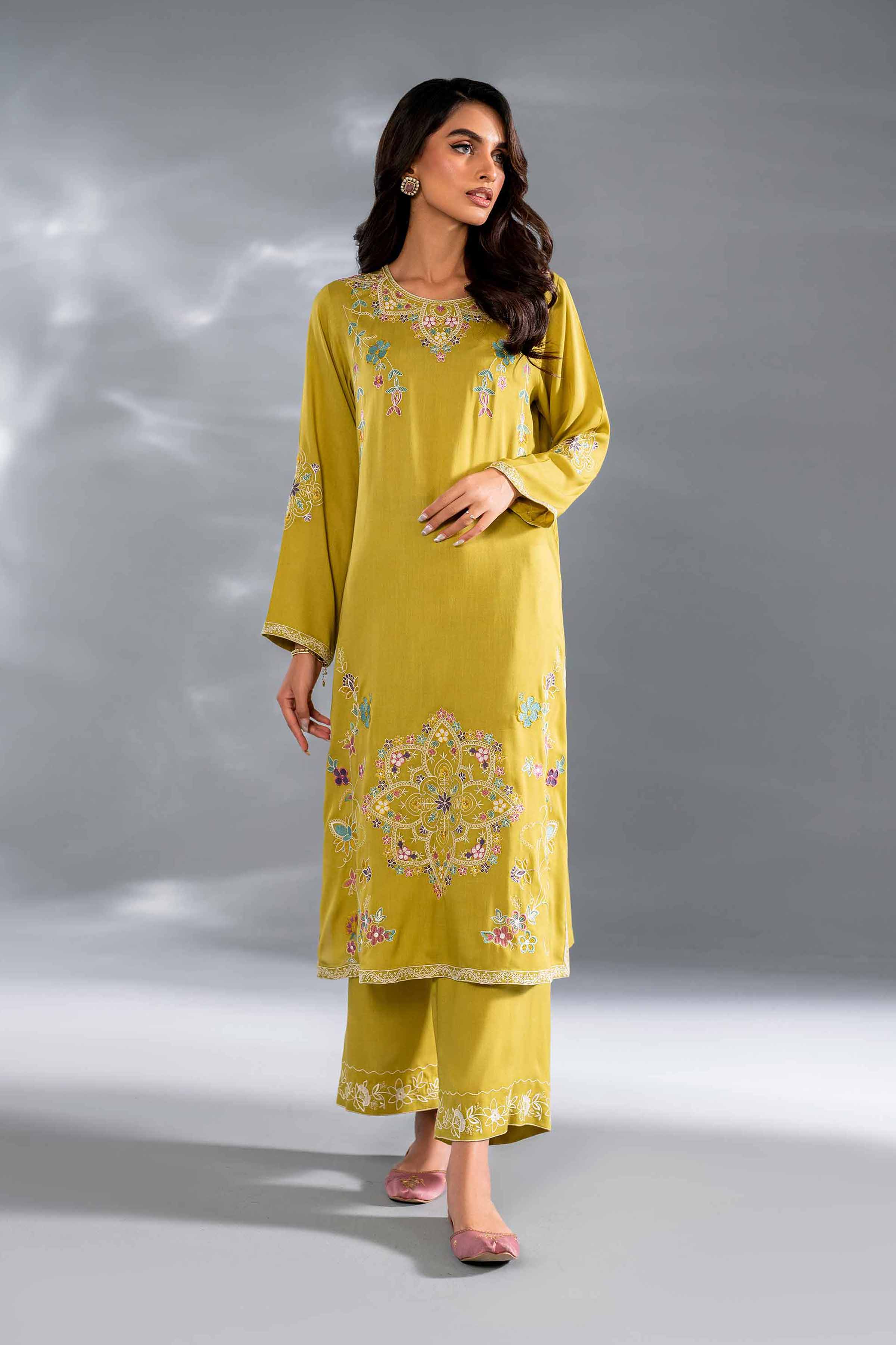 2 Piece - Embroidered Suit - KFW24-114