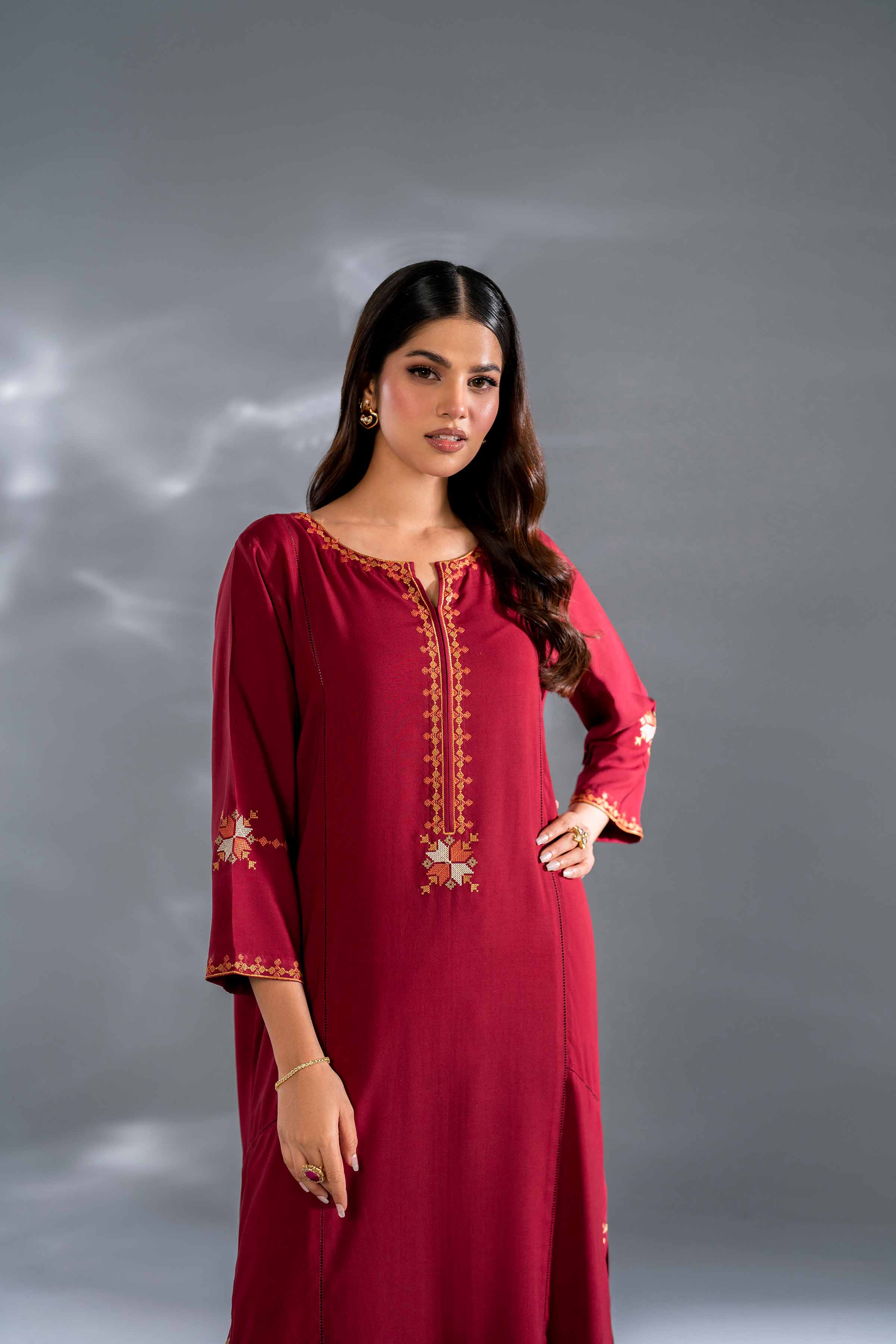 2 Piece - Printed Embroidered - KFW24-115