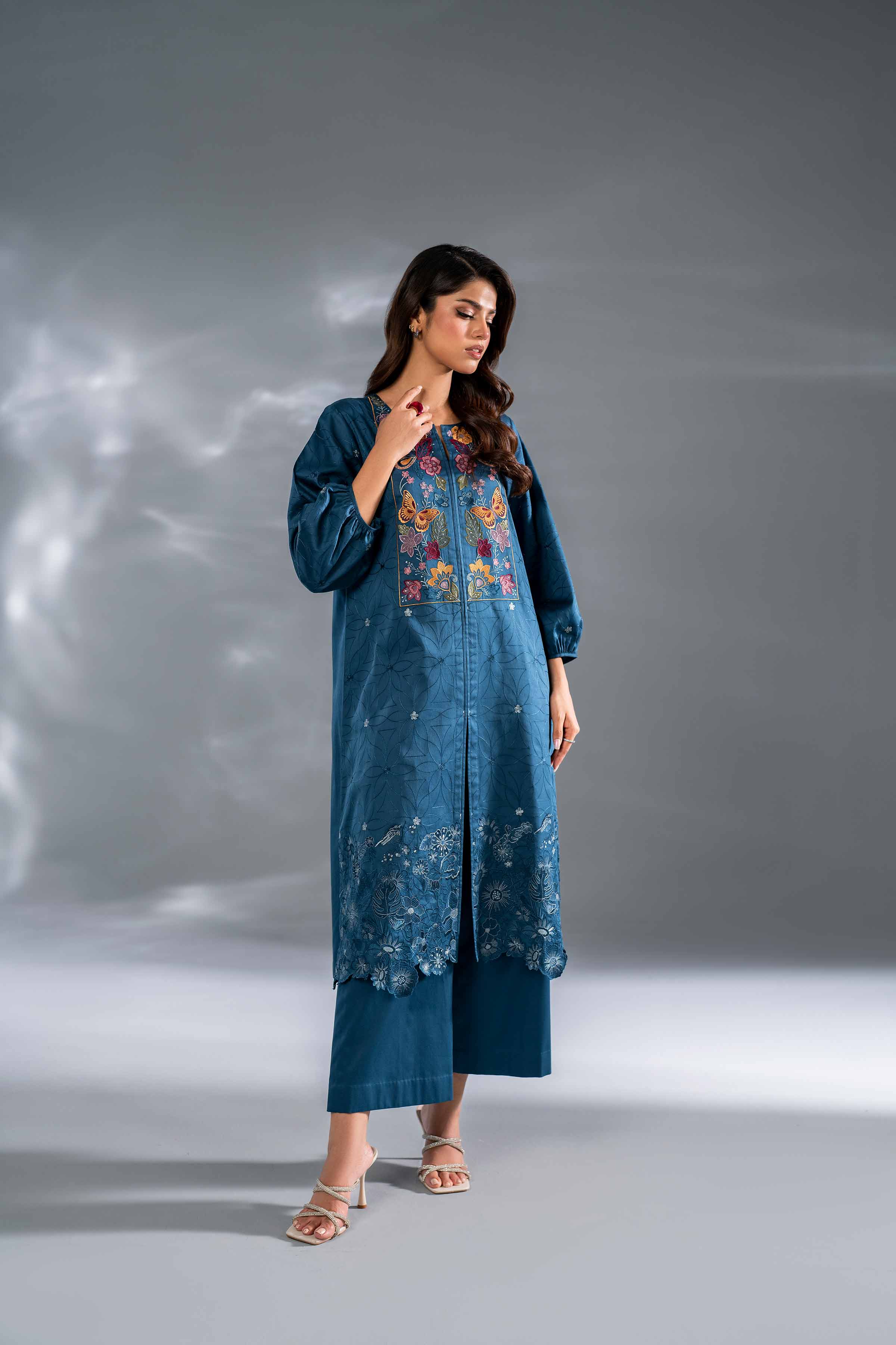 2 Piece - Embroidered Suit - KFW24-118