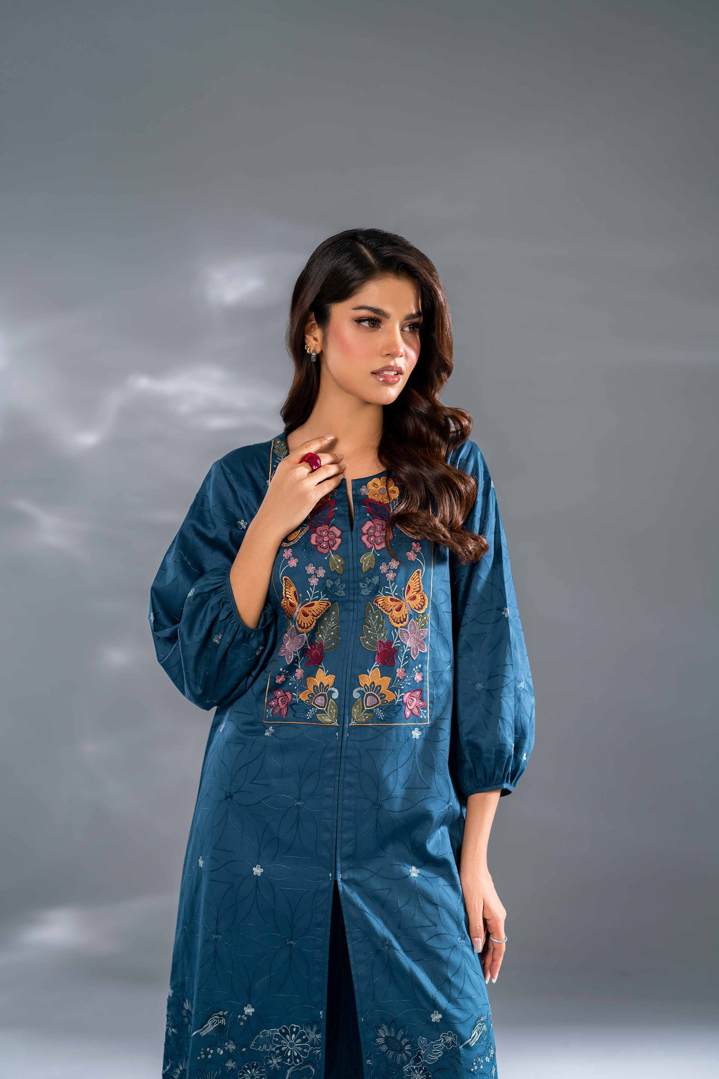2 Piece - Embroidered Suit - KFW24-118