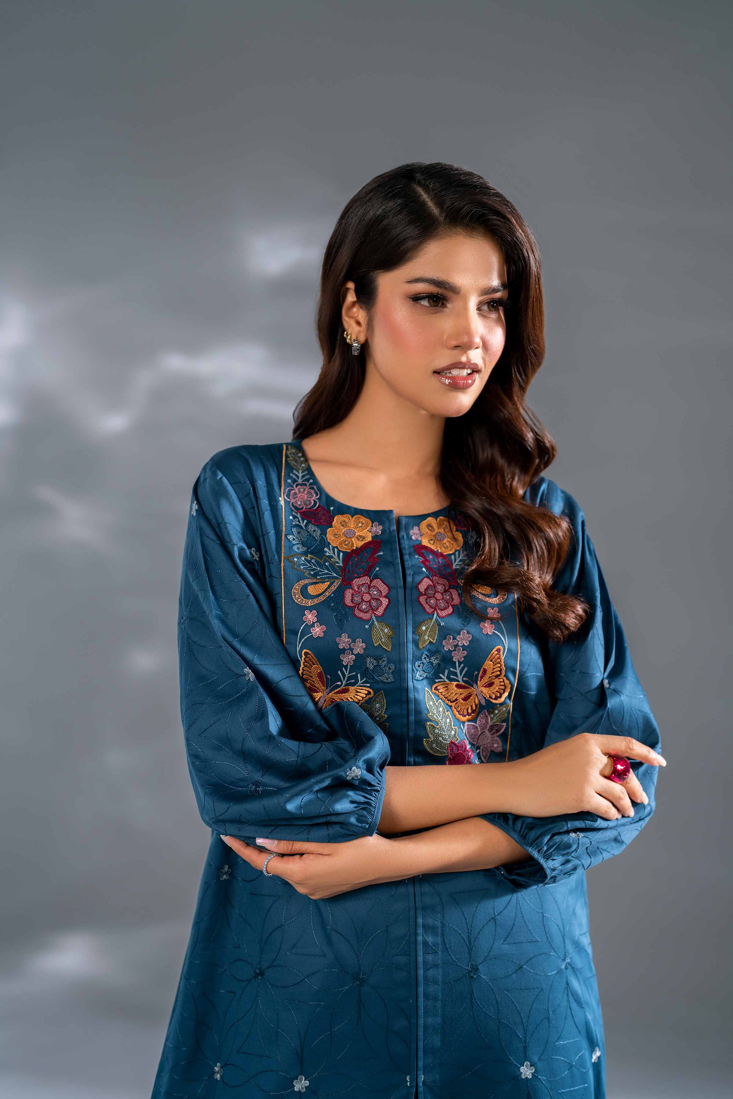 2 Piece - Embroidered Suit - KFW24-118