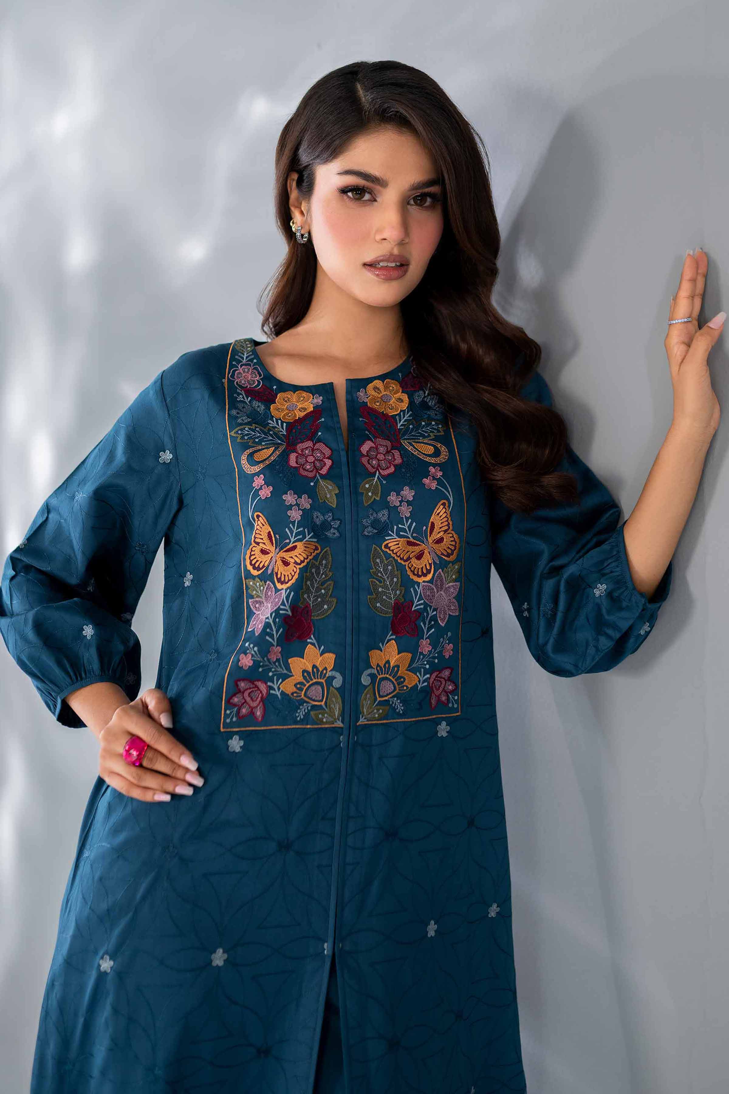 2 Piece - Embroidered Suit - KFW24-118