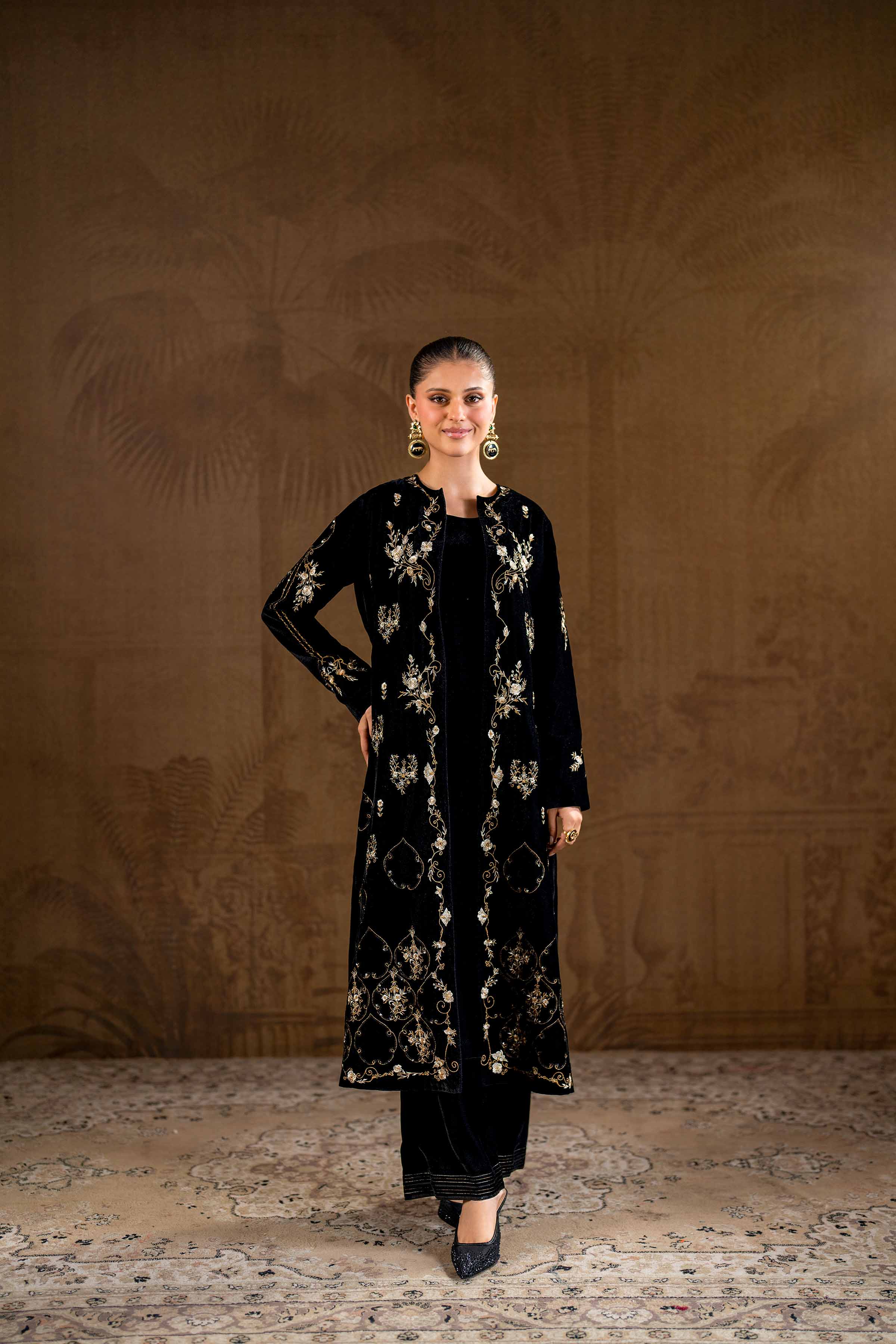 2 Piece - Embroidered Suit - KFW24-12