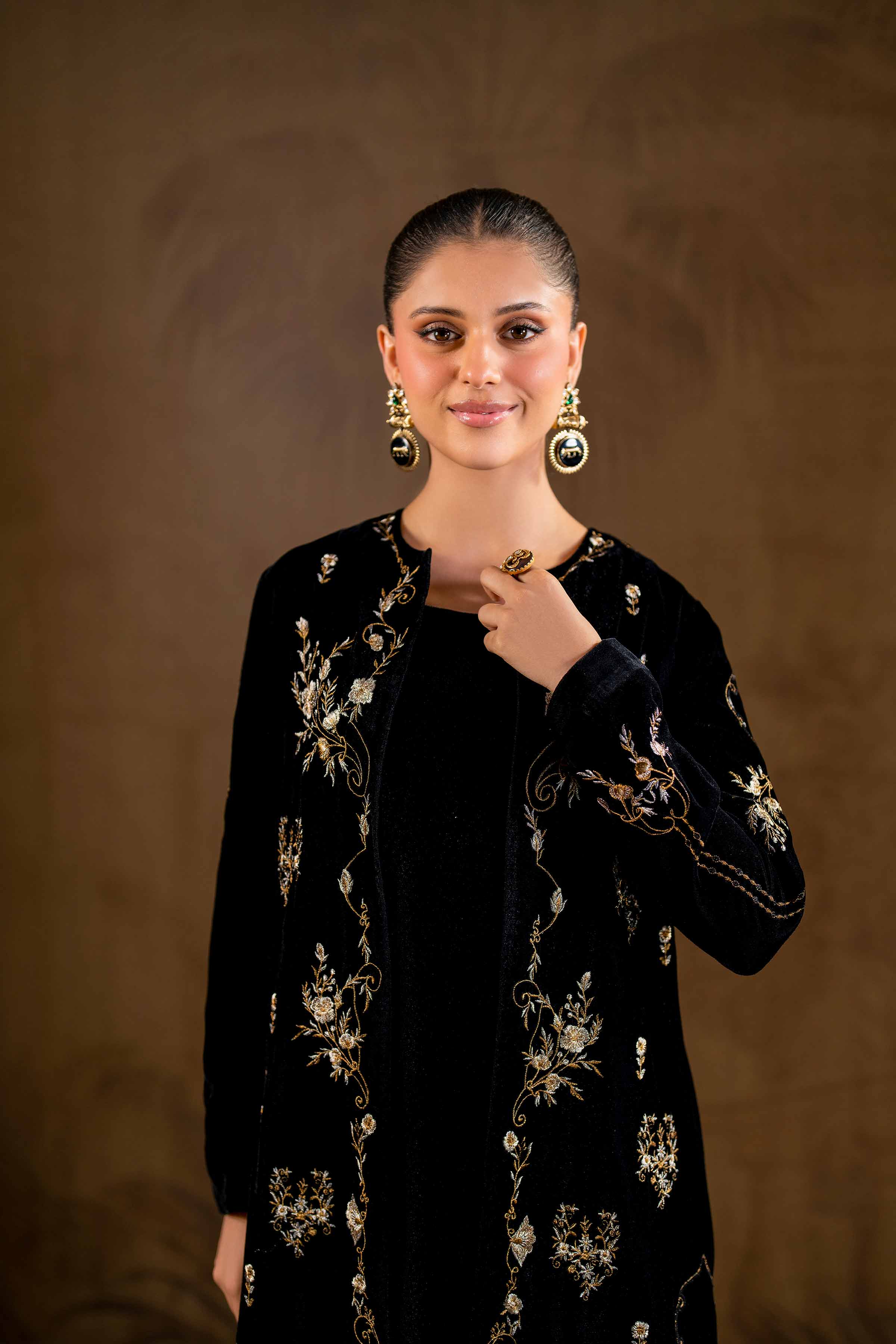 2 Piece - Embroidered Suit - KFW24-12