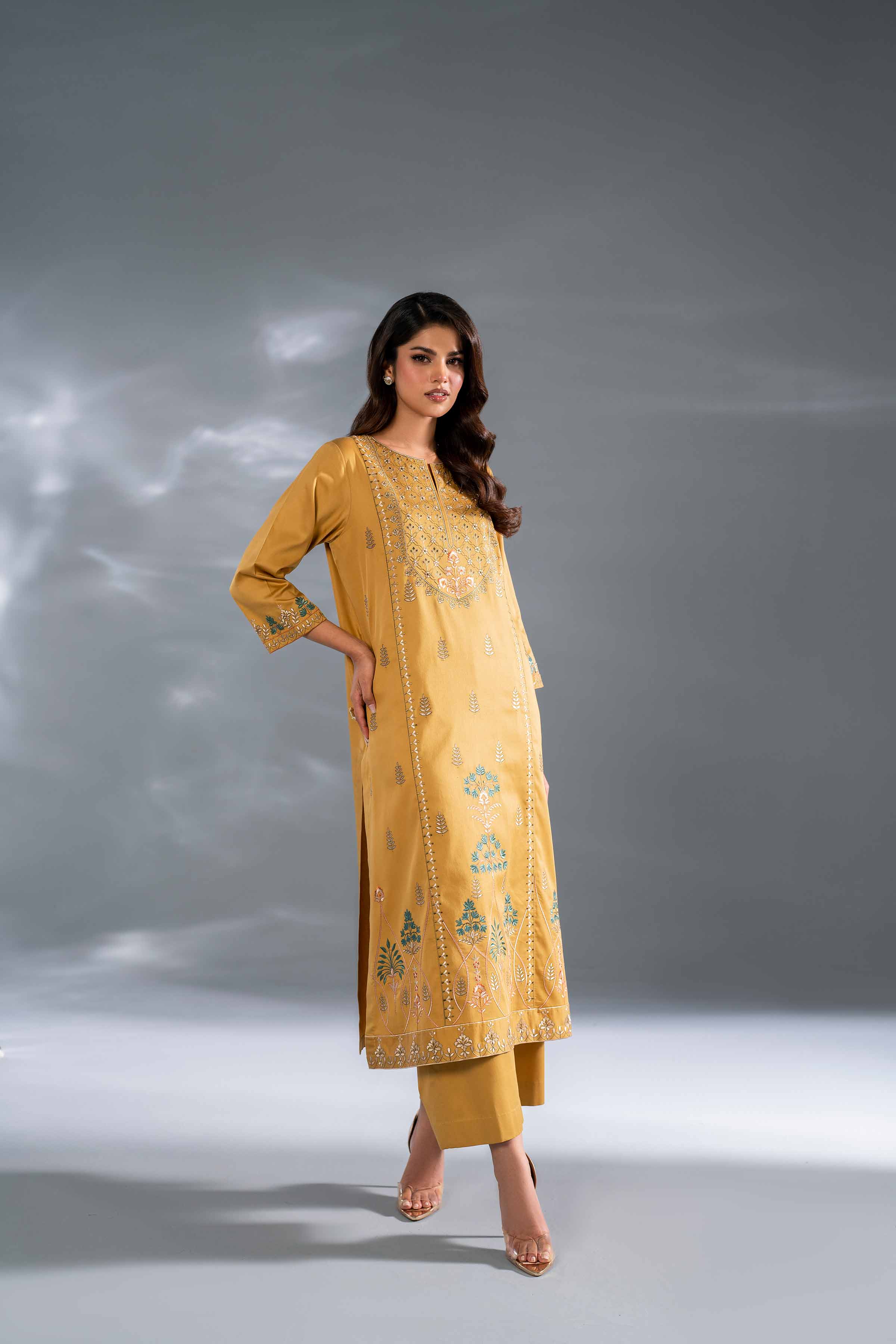 2 Piece - Embroidered Suit - KFW24-120