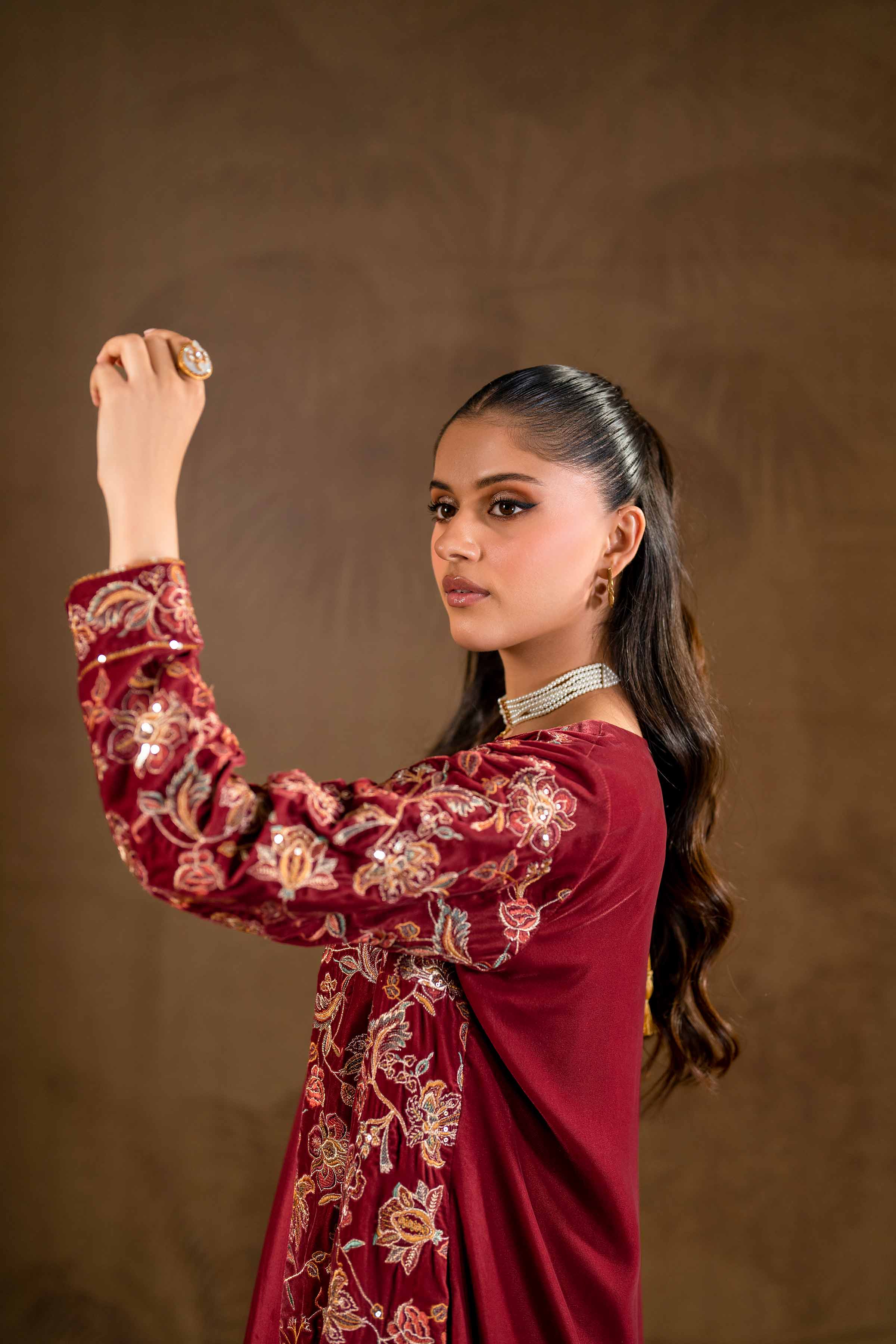 3 Piece - Embroidered Suit - KFW24-13