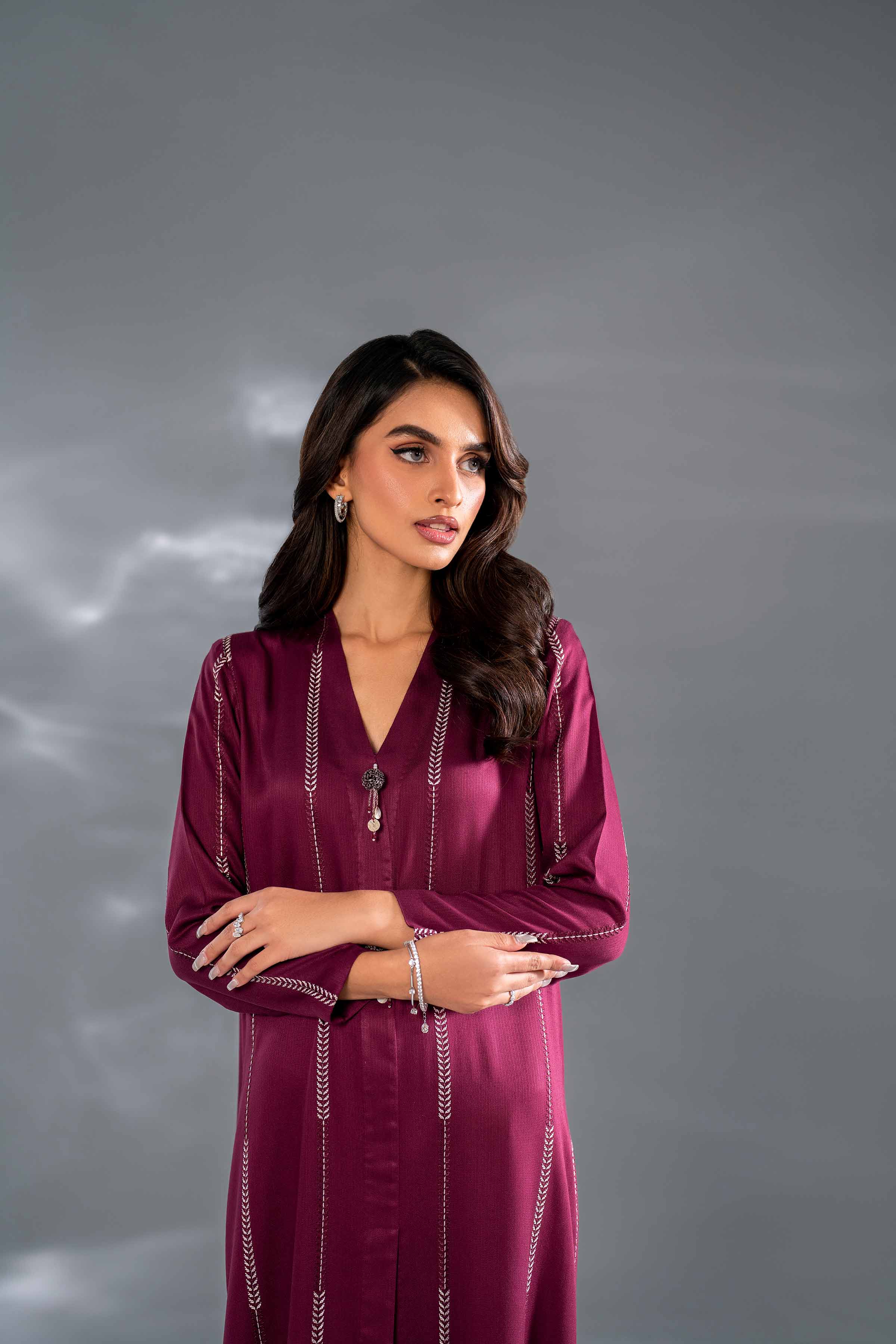 2 Piece - Embroidered Suit - KFW24-131