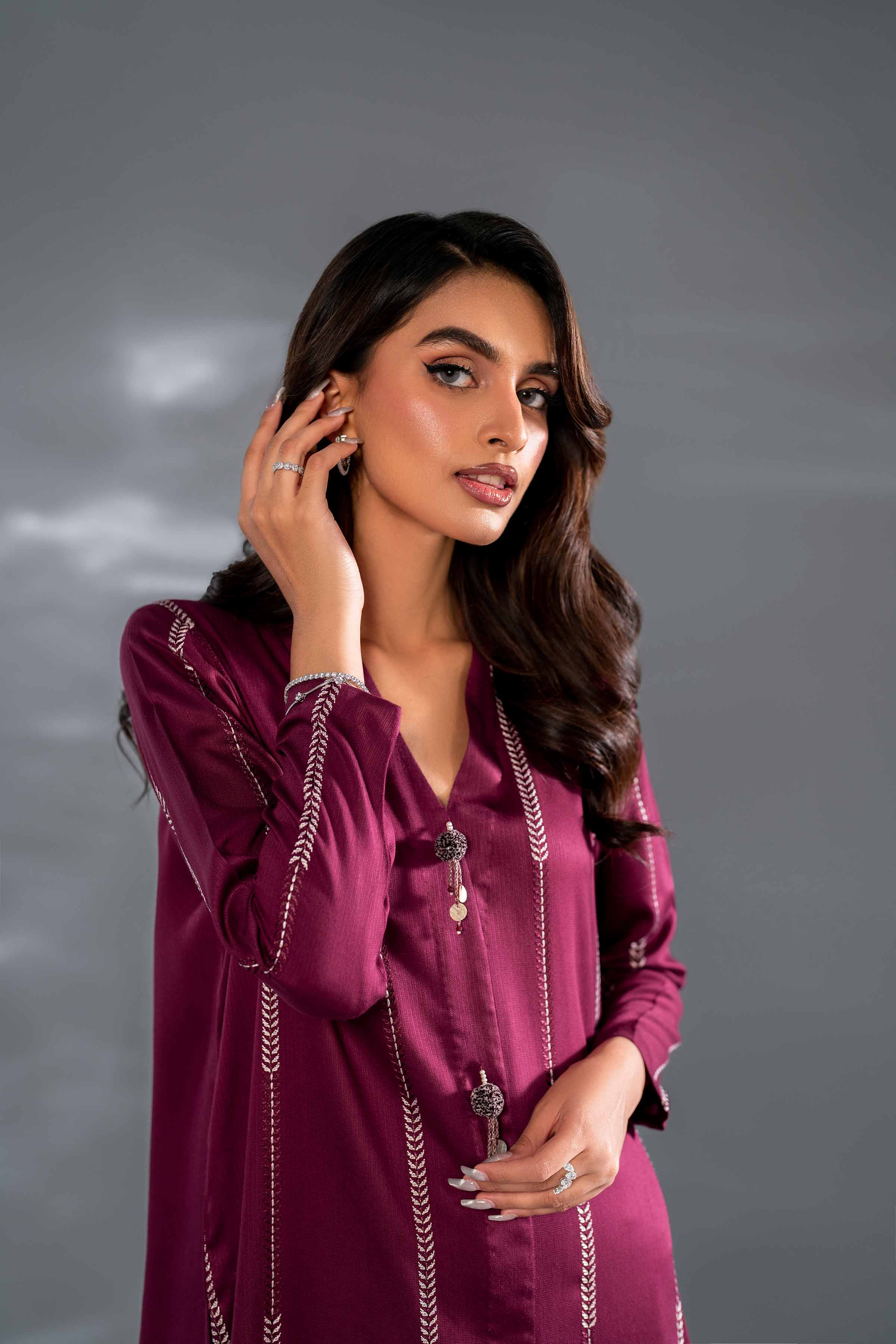 2 Piece - Embroidered Suit - KFW24-131