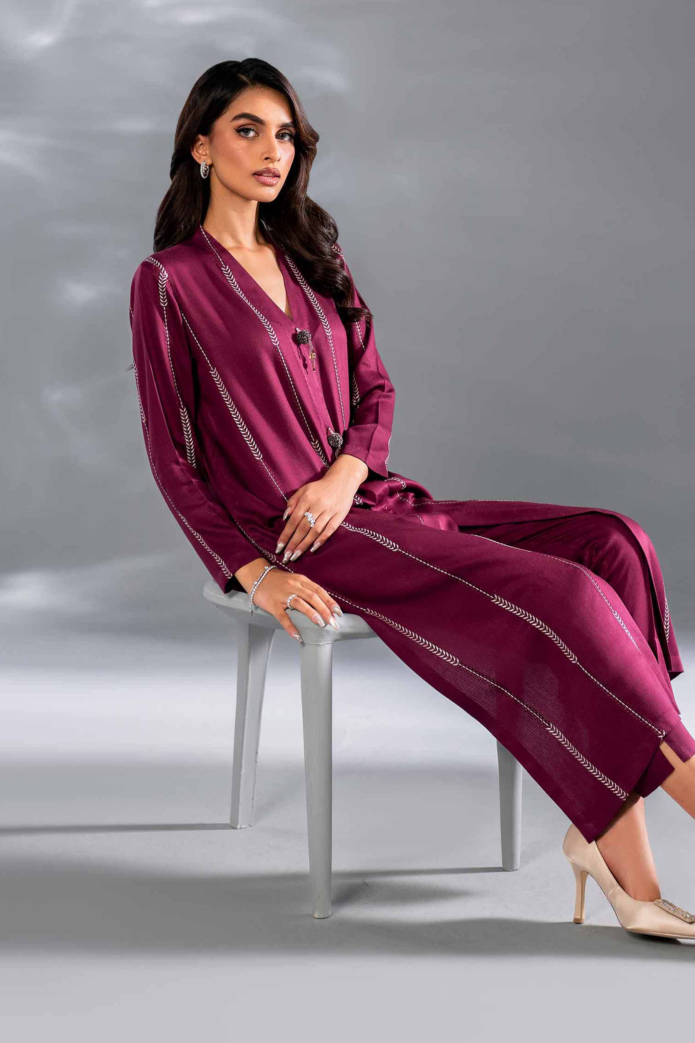 2 Piece - Embroidered Suit - KFW24-131