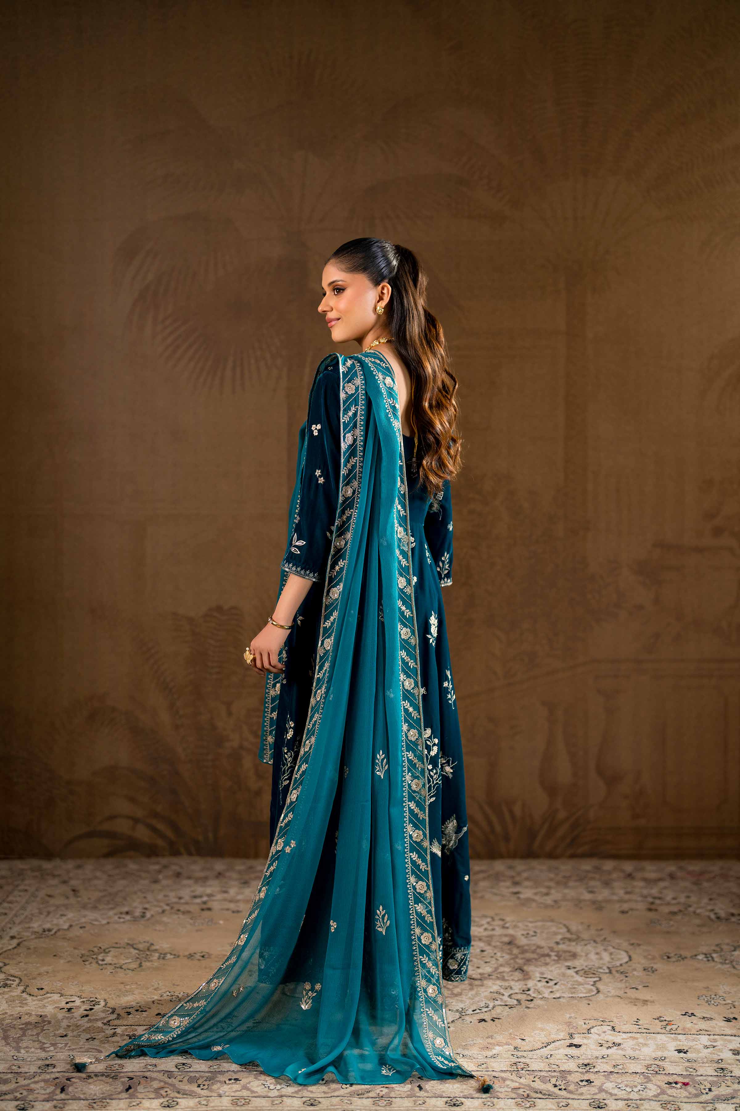2 Piece - Embroidered Suit - KFW24-15