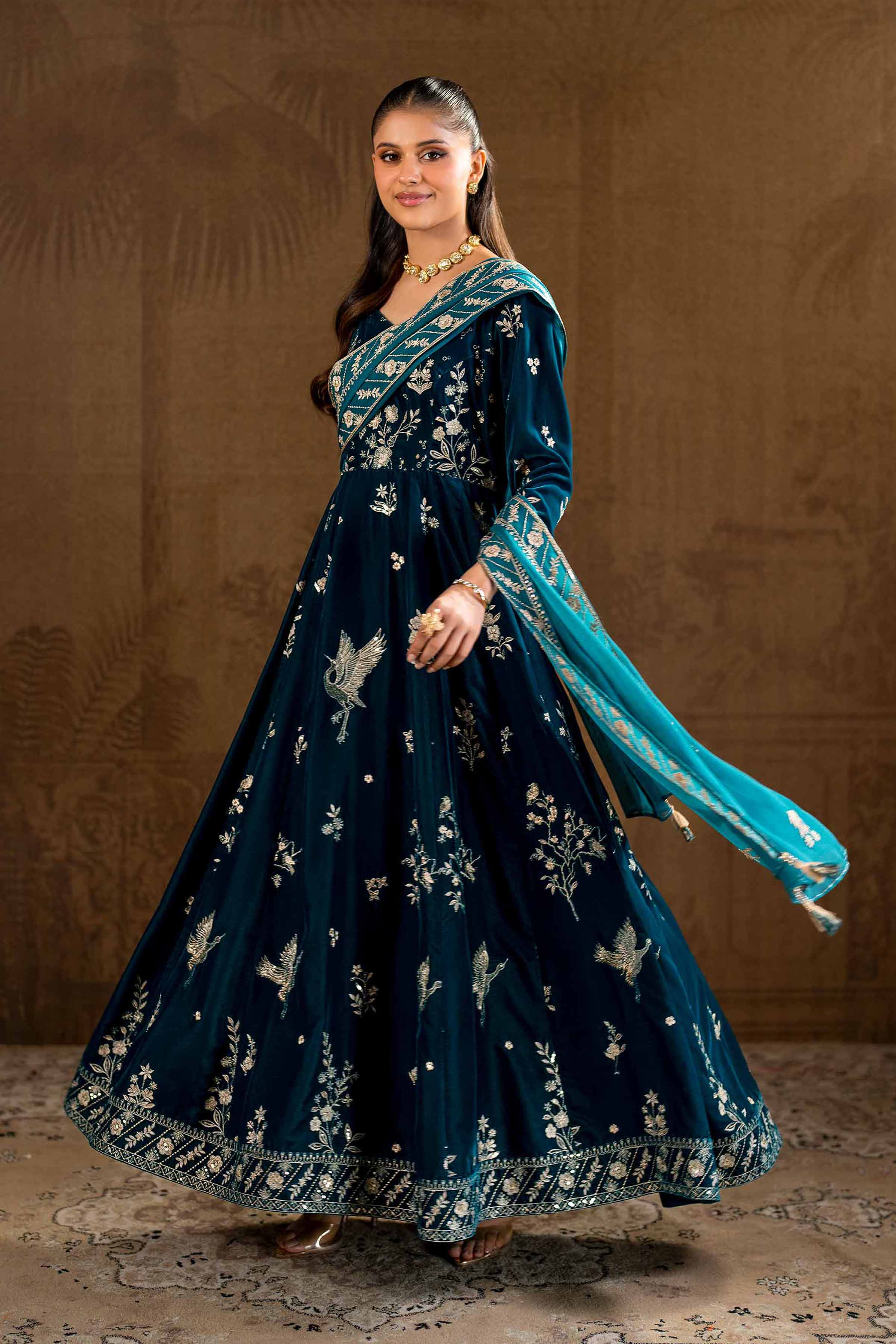 2 Piece - Embroidered Suit - KFW24-15