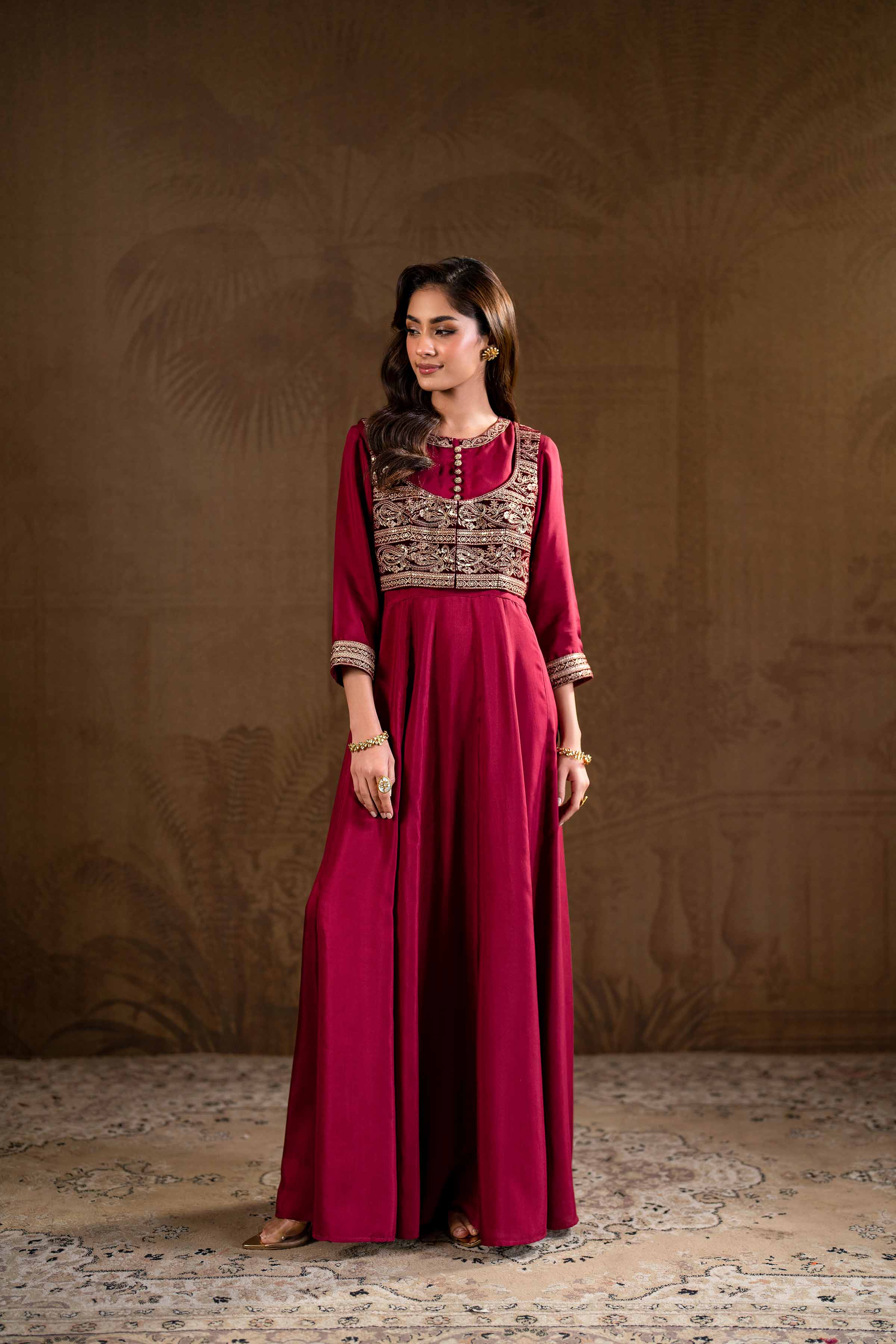 2 Piece - Embroidered Suit - KFW24-16