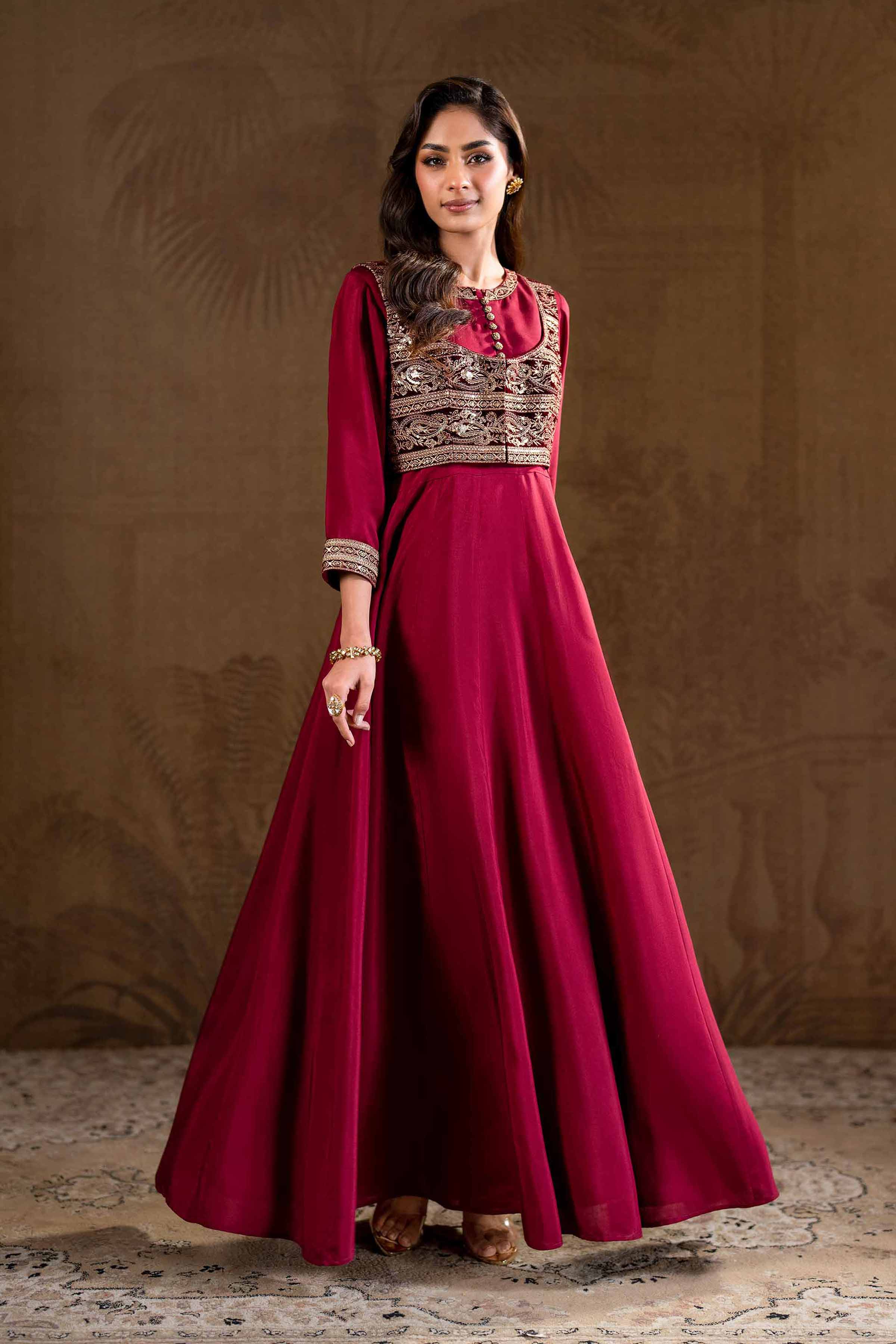 2 Piece - Embroidered Suit - KFW24-16