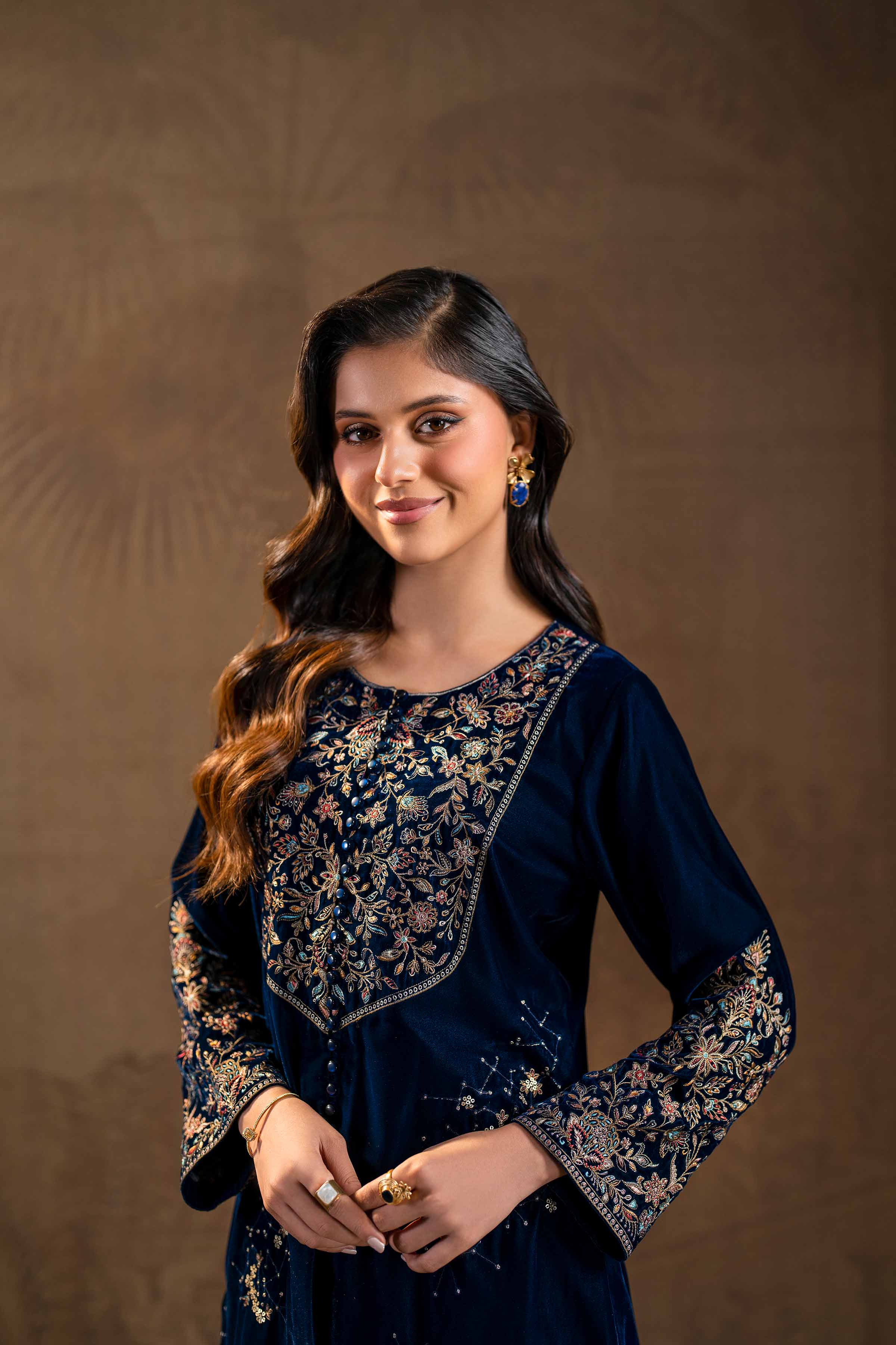 2 Piece - Embroidered Suit - KFW24-18