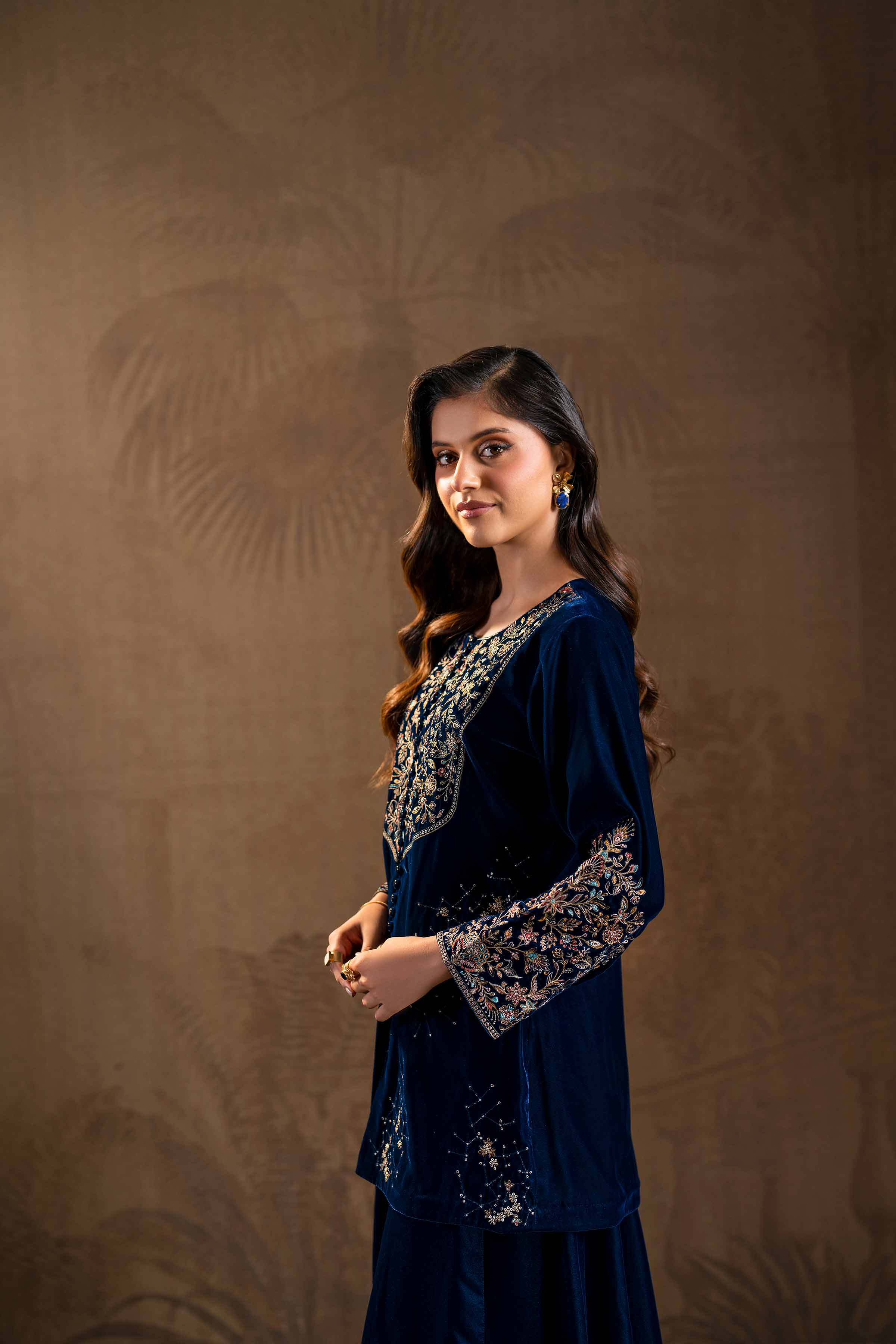 2 Piece - Embroidered Suit - KFW24-18