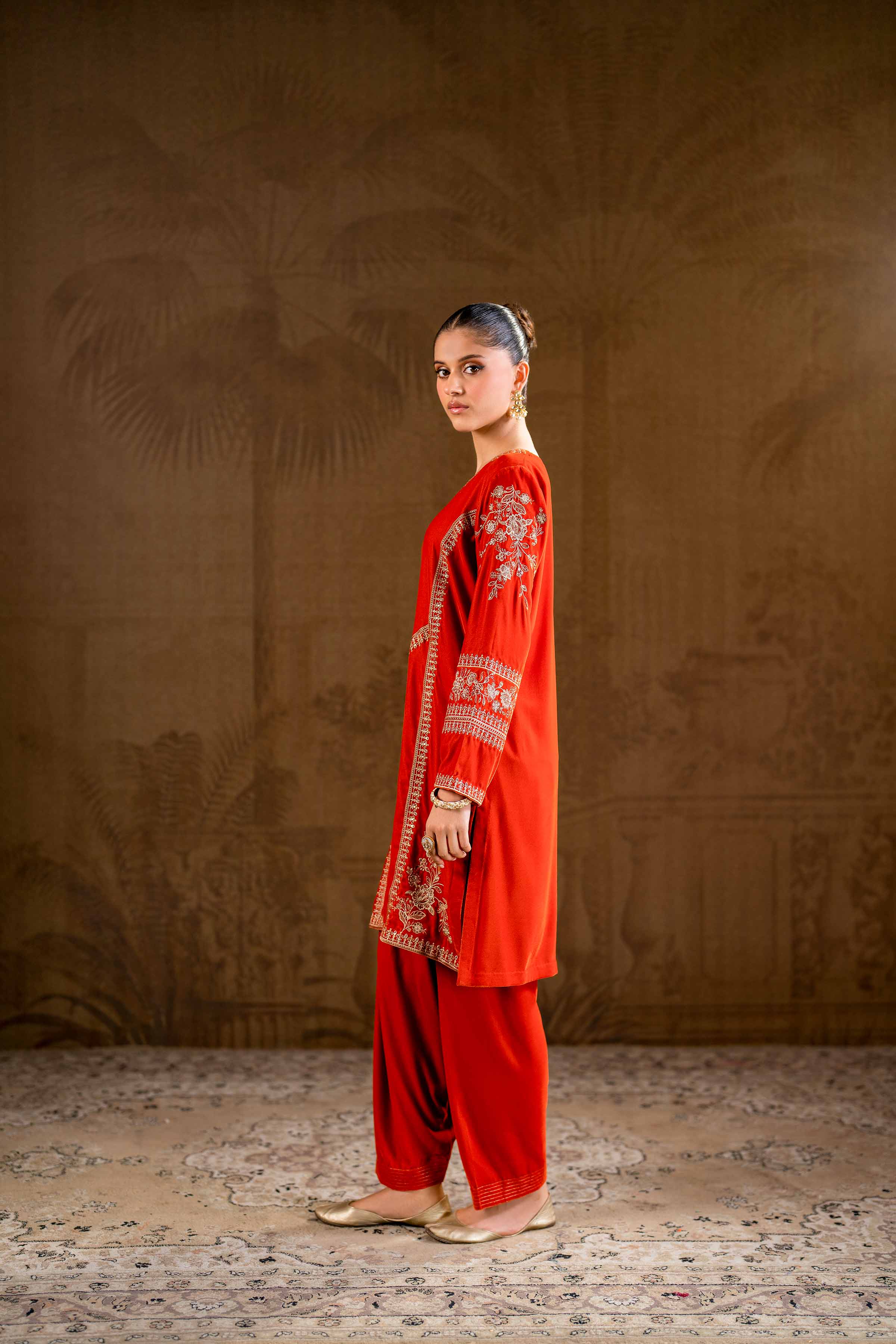 2 Piece - Embroidered Suit - KFW24-20
