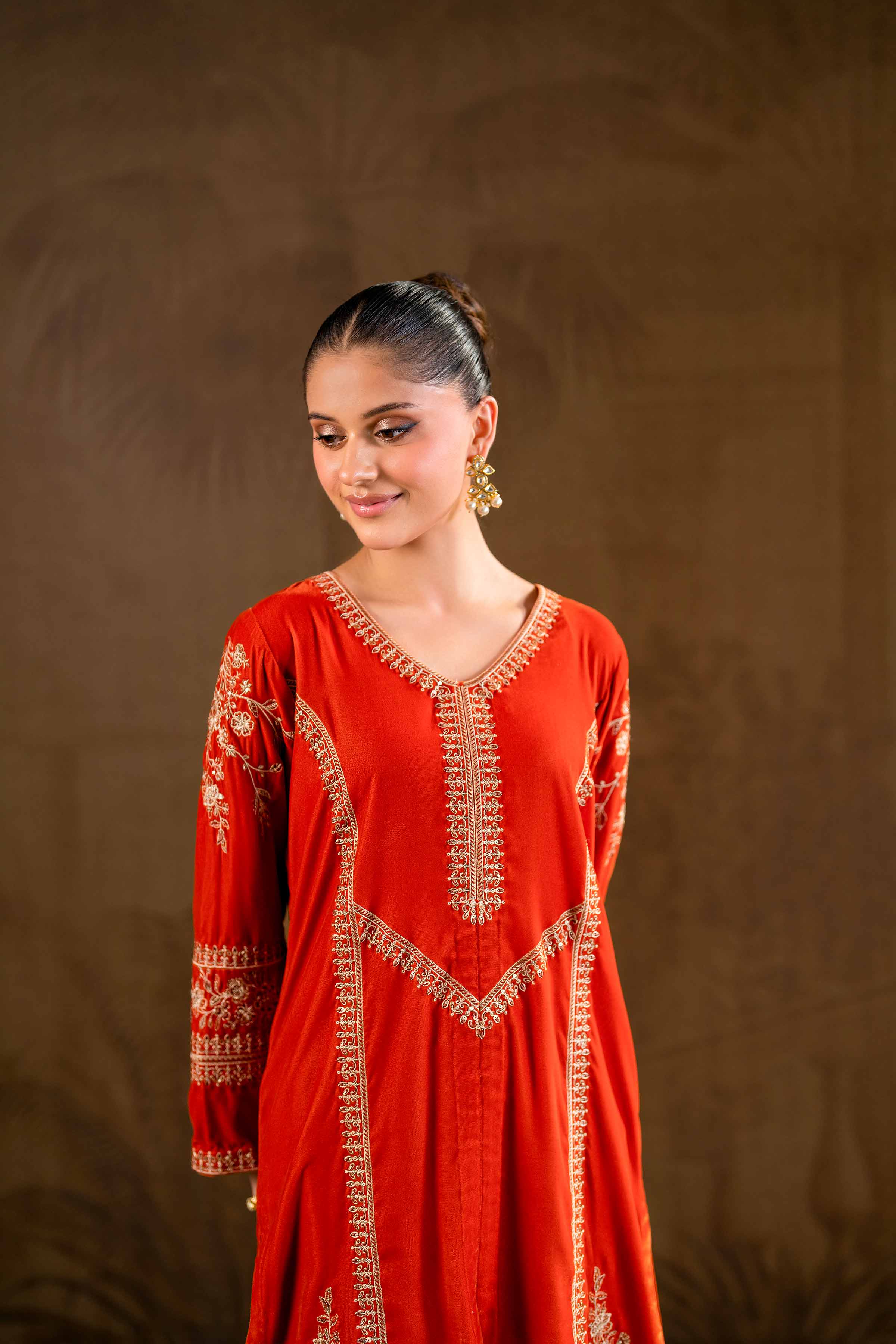 2 Piece - Embroidered Suit - KFW24-20