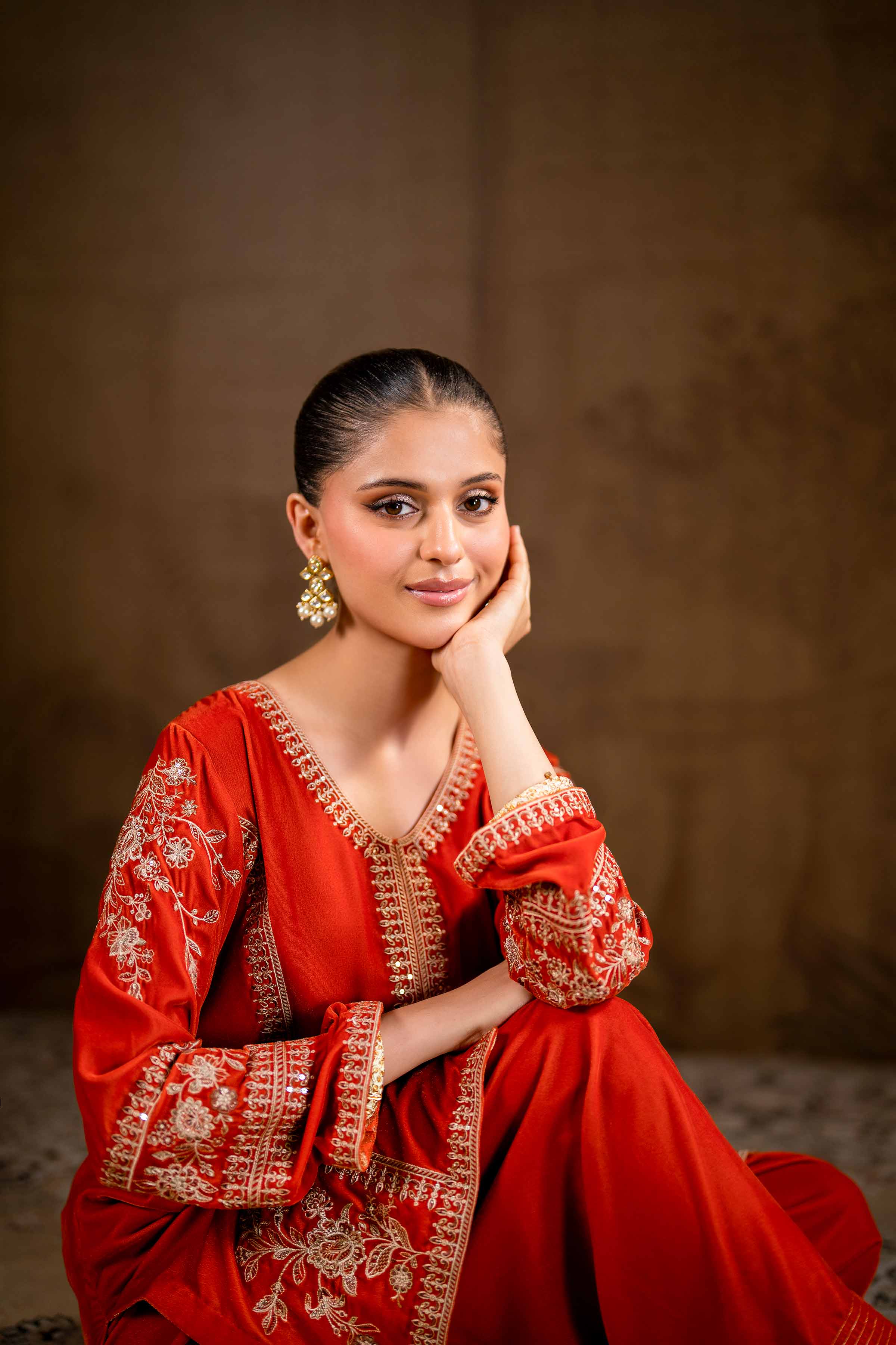 2 Piece - Embroidered Suit - KFW24-20