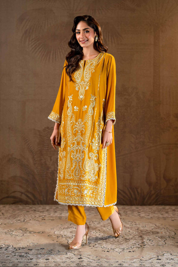 2 Piece - Embroidered Suit - KFW24-22