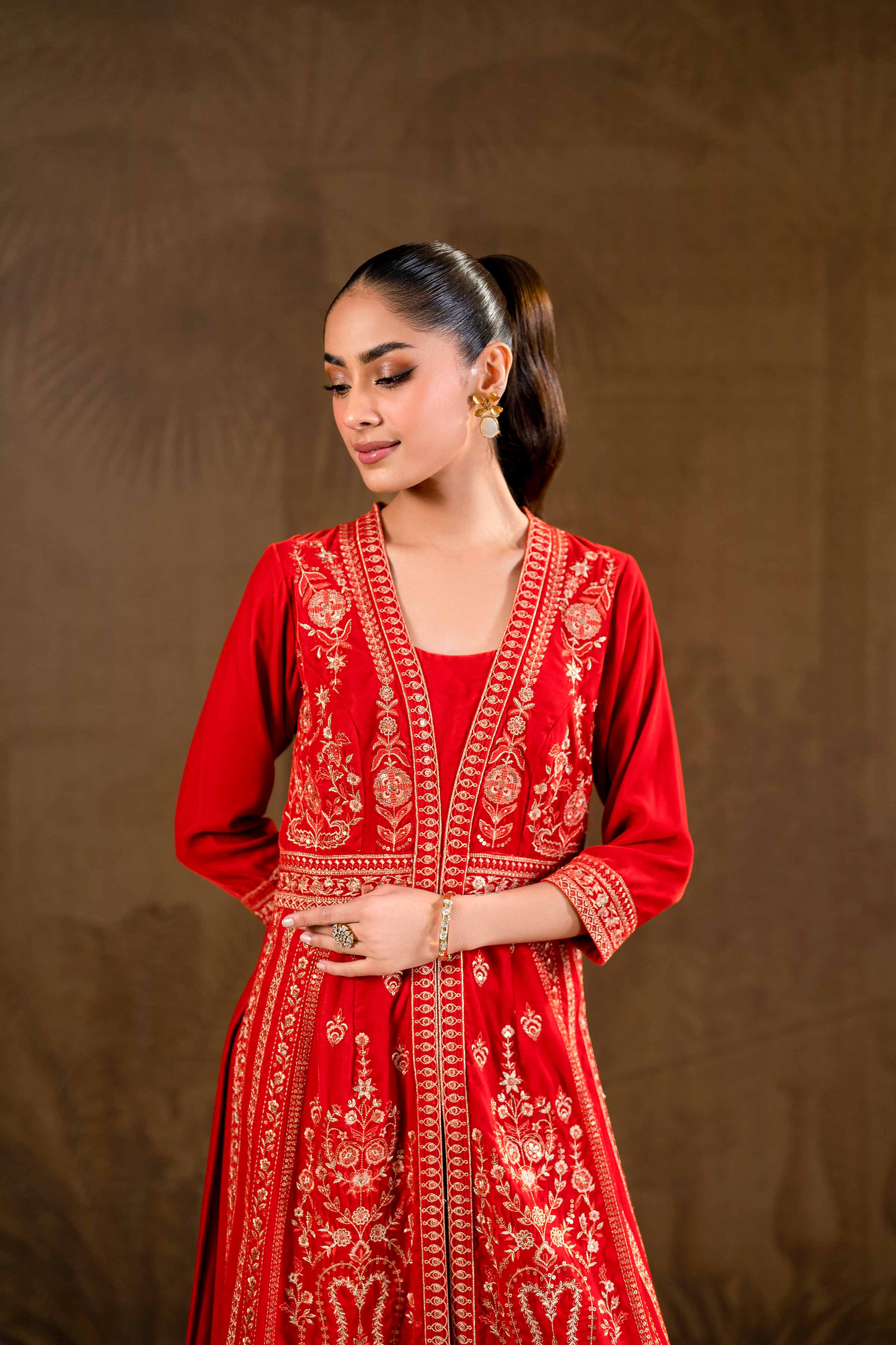 2 Piece - Embroidered Suit - KFW24-24