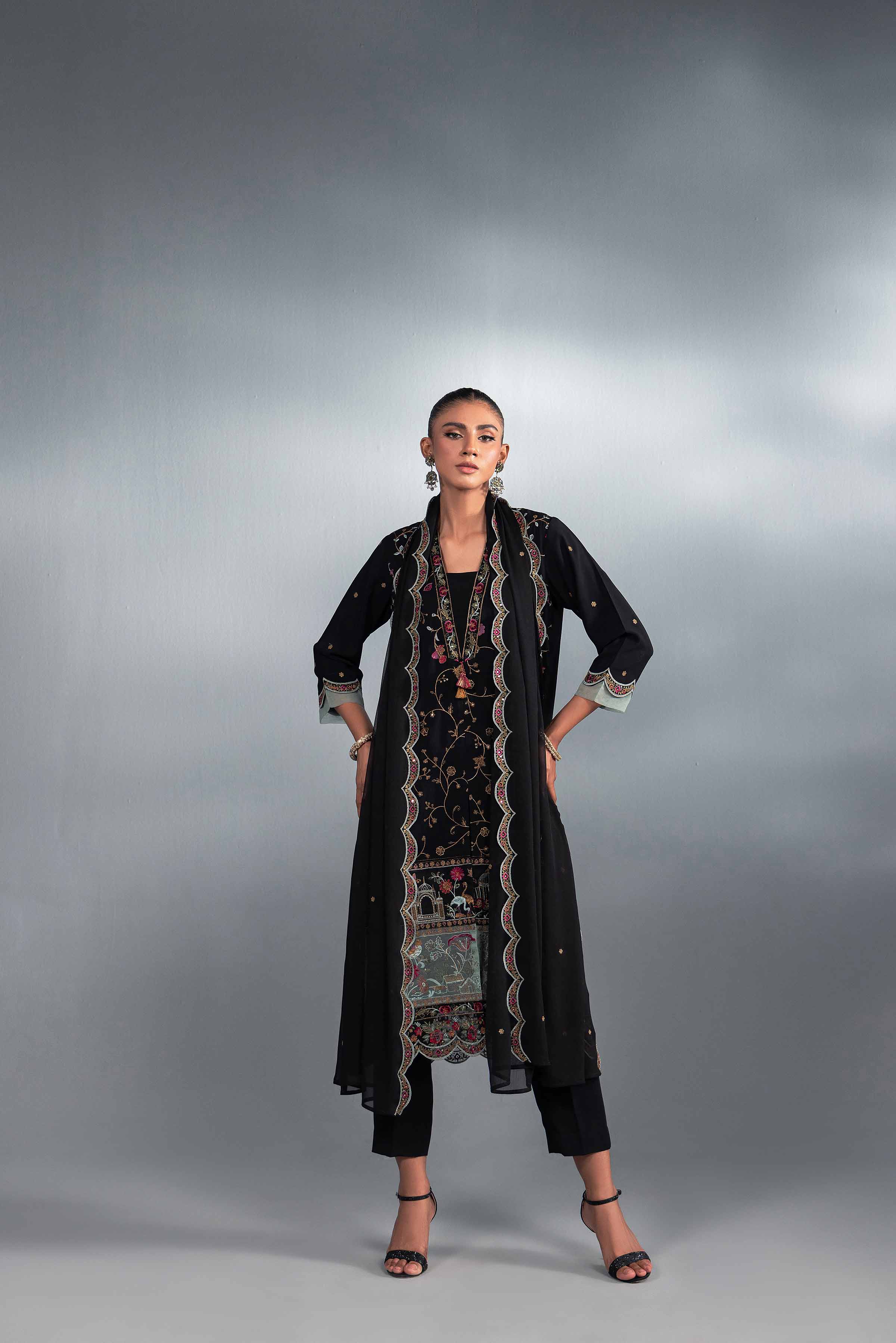 3 Piece - Embroidered Suit - KFW24-32