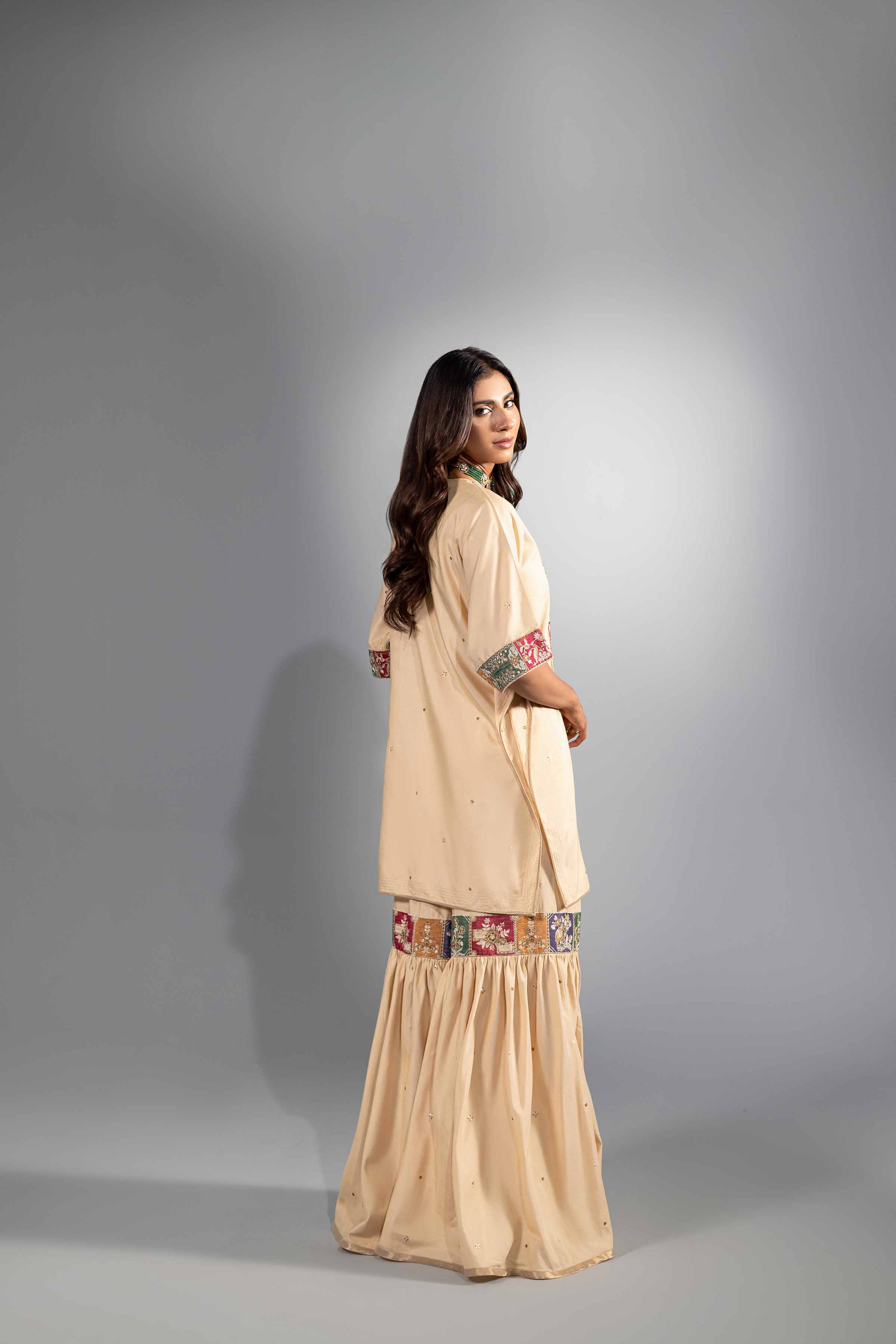 2 Piece - Embroidered Suit - KFW24-38