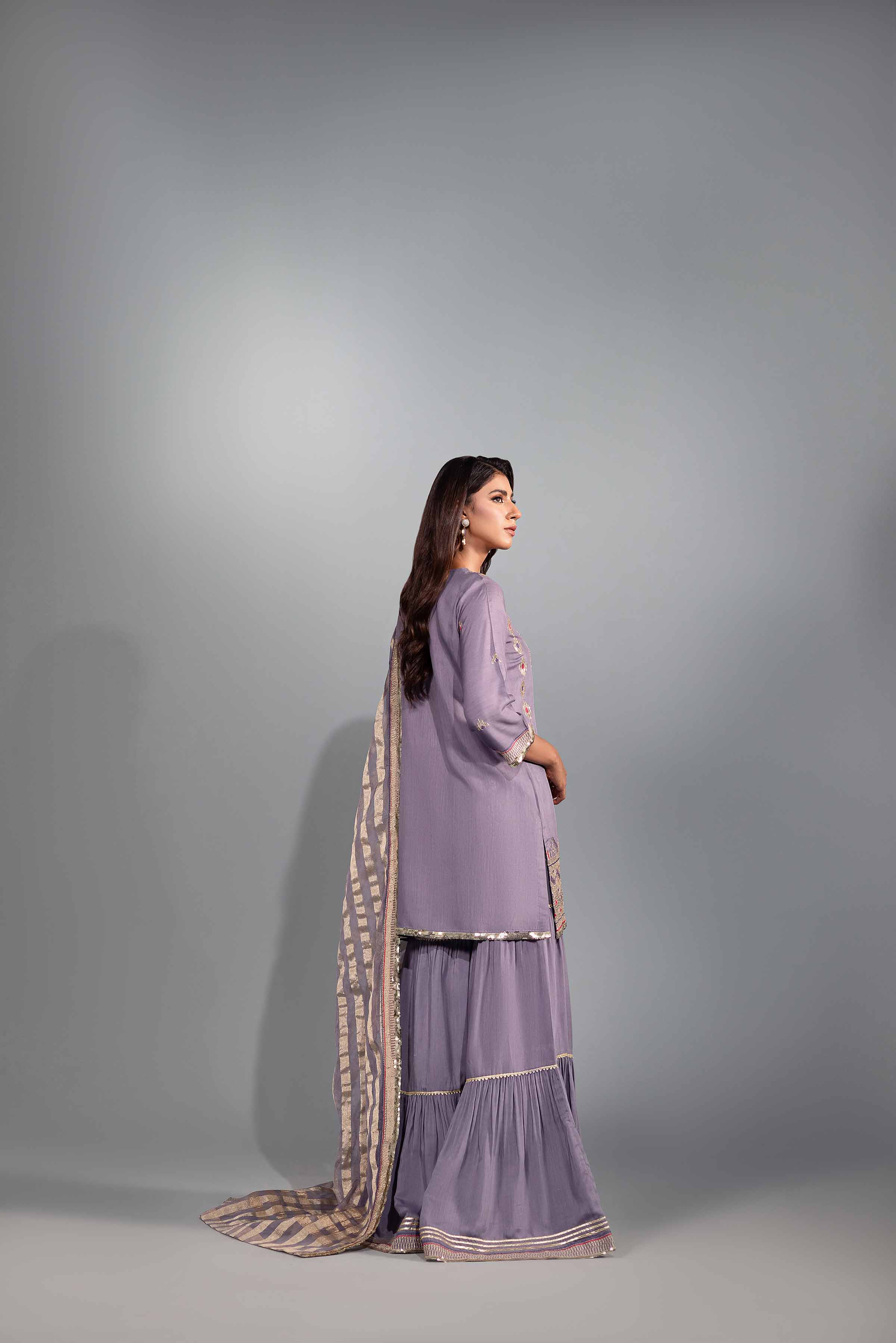 3 Piece - Embroidered Suit - KFW24-39