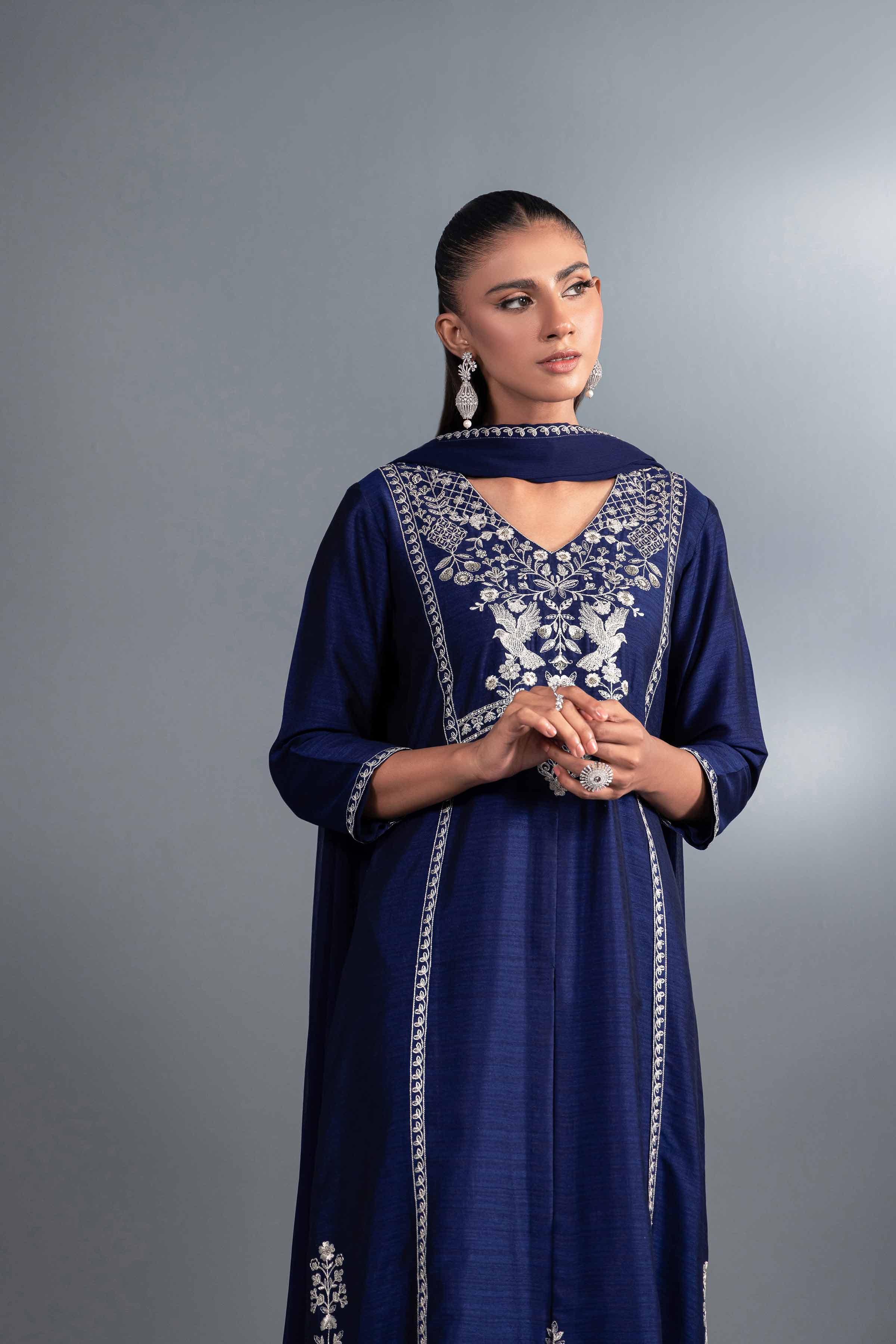 3 Piece - Embroidered Suit - KFW24-45