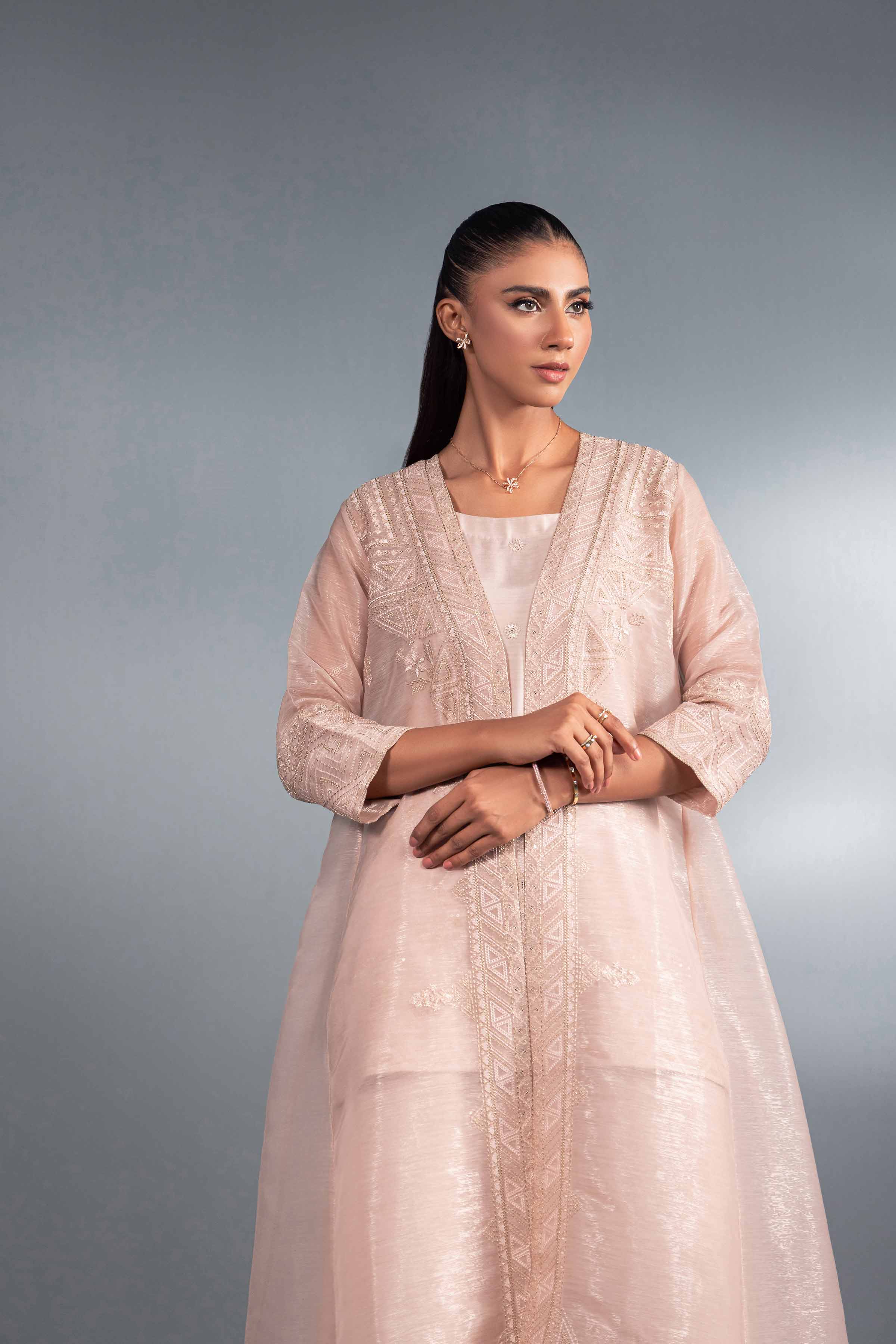 3 Piece - Embroidered Suit - KFW24-46