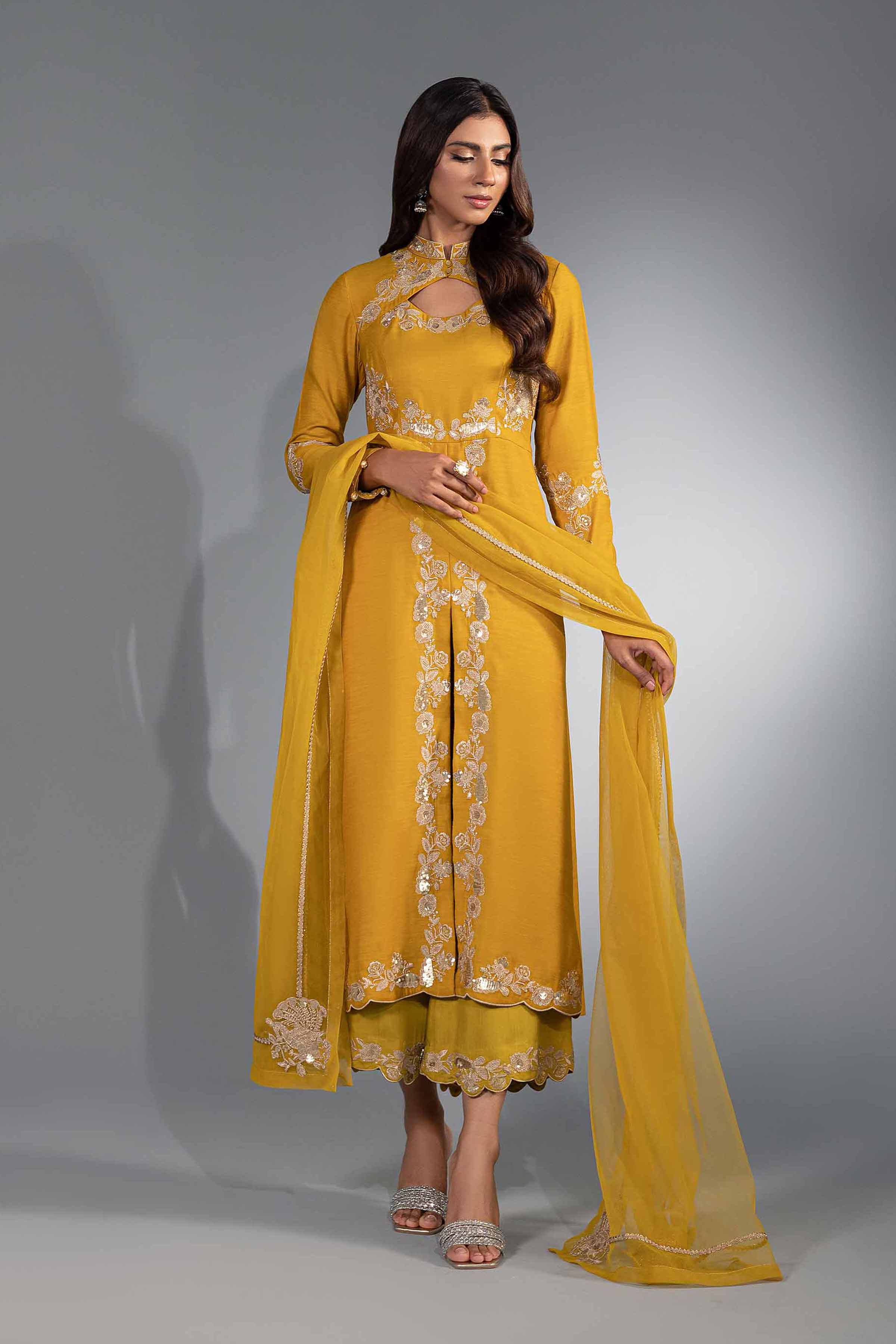 3 Piece - Embroidered Suit - KFW24-53