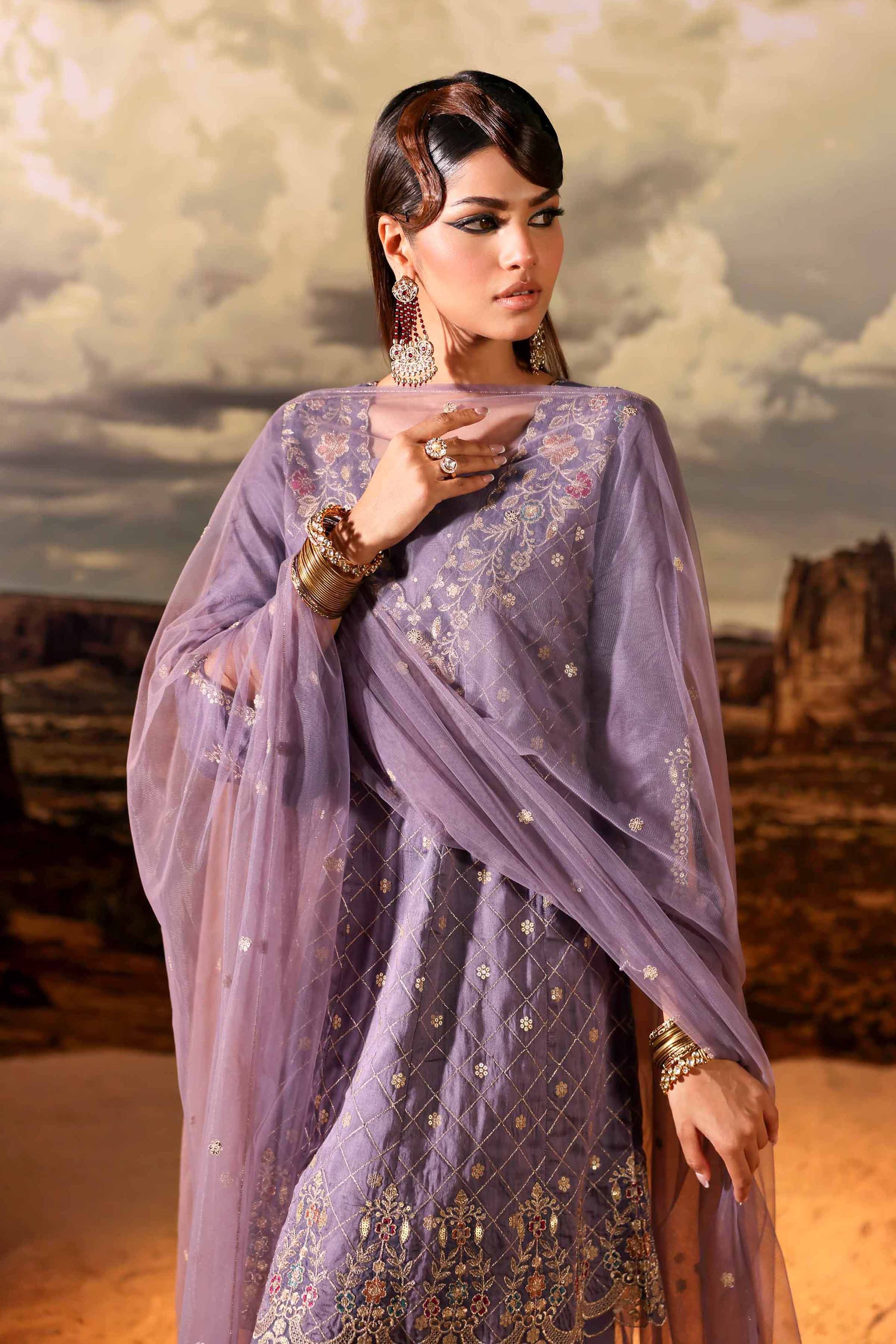 3 Piece - Embroidered Suit - KFW24-55
