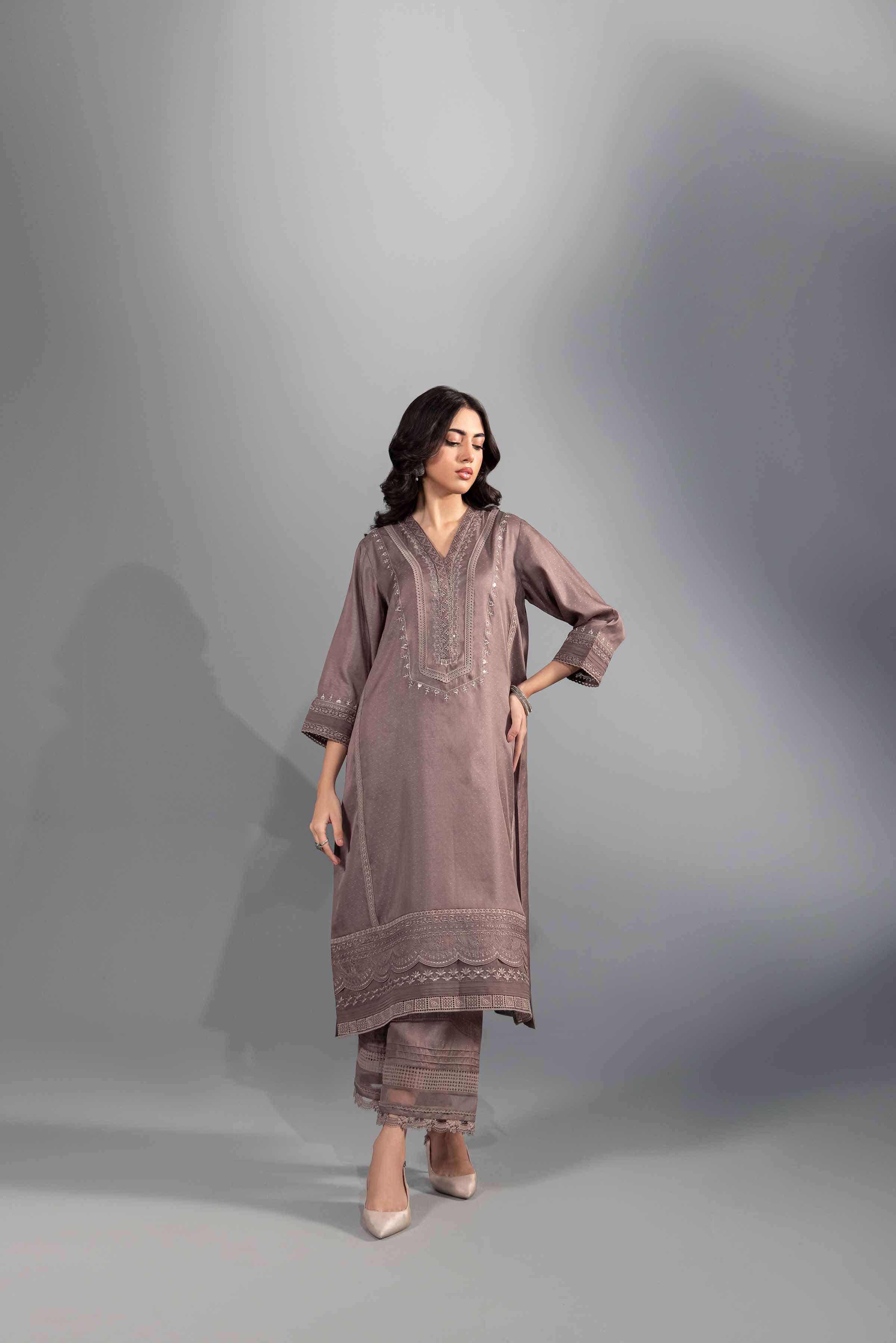 2 Piece - Embroidered Suit - KFW24-58