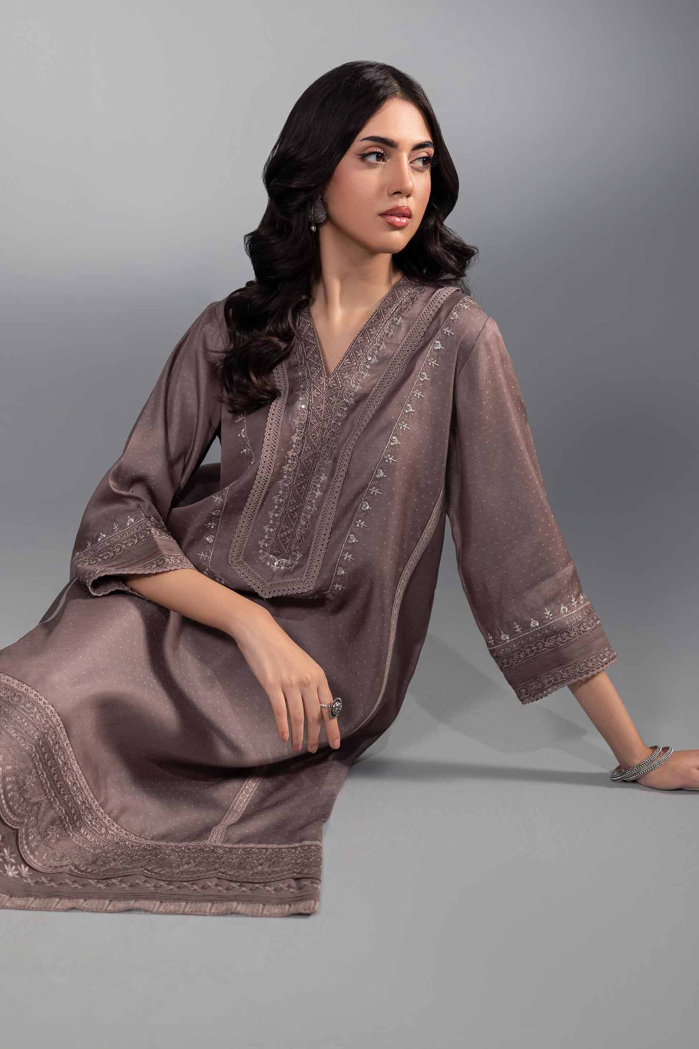 2 Piece - Embroidered Suit - KFW24-58