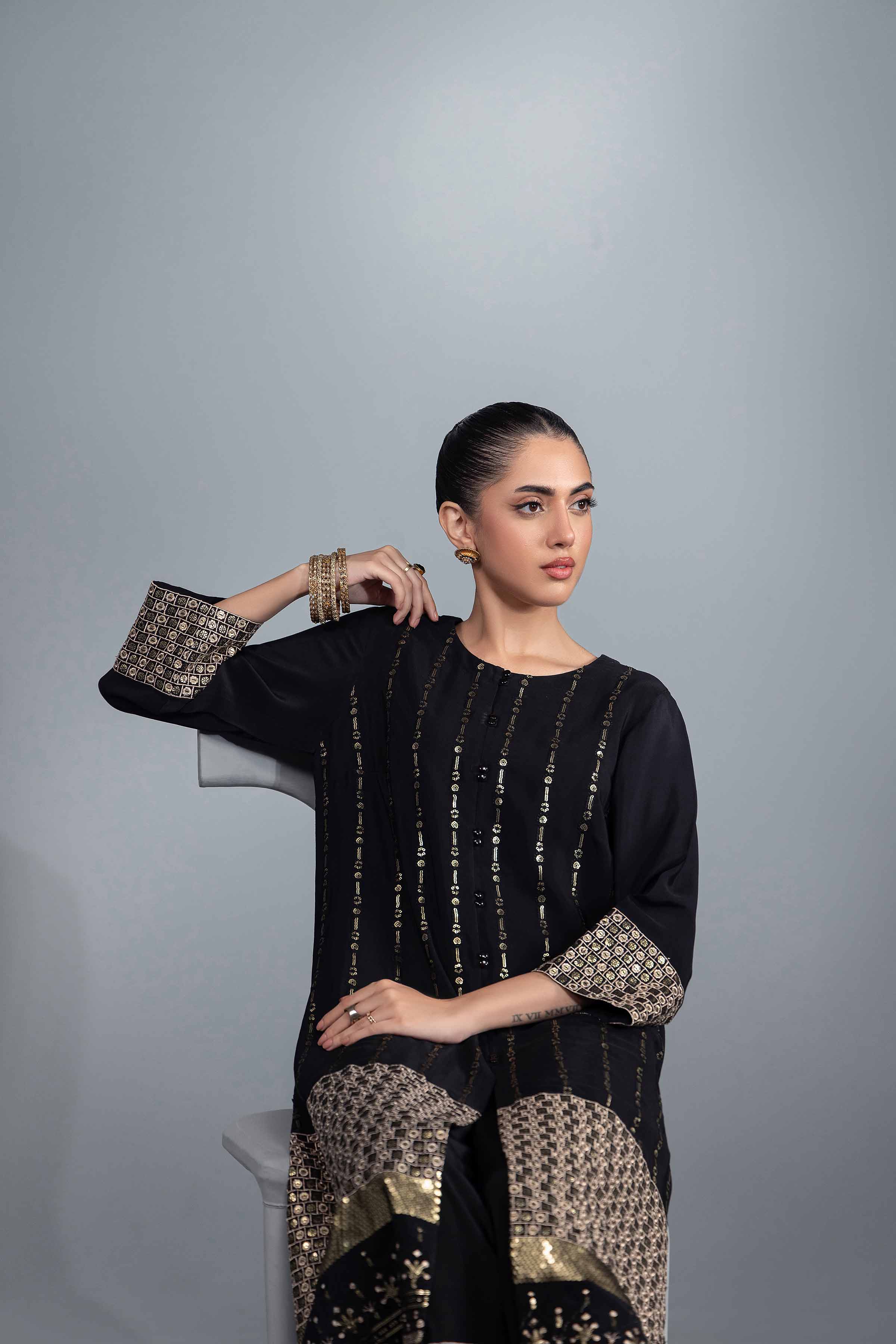2 Piece - Embroidered Suit - KFW24-62