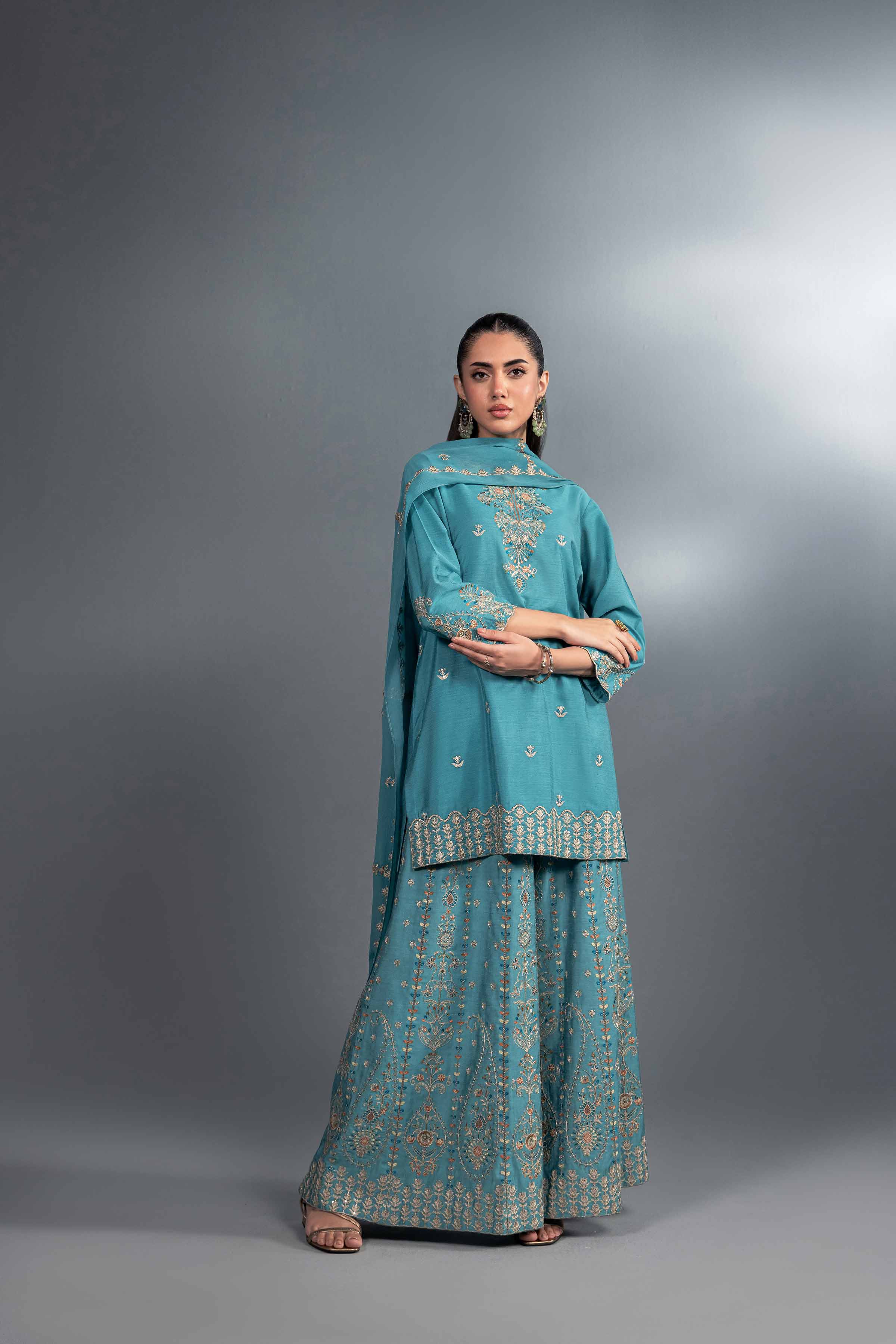 3 Piece - Embroidered Suit - KFW24-68