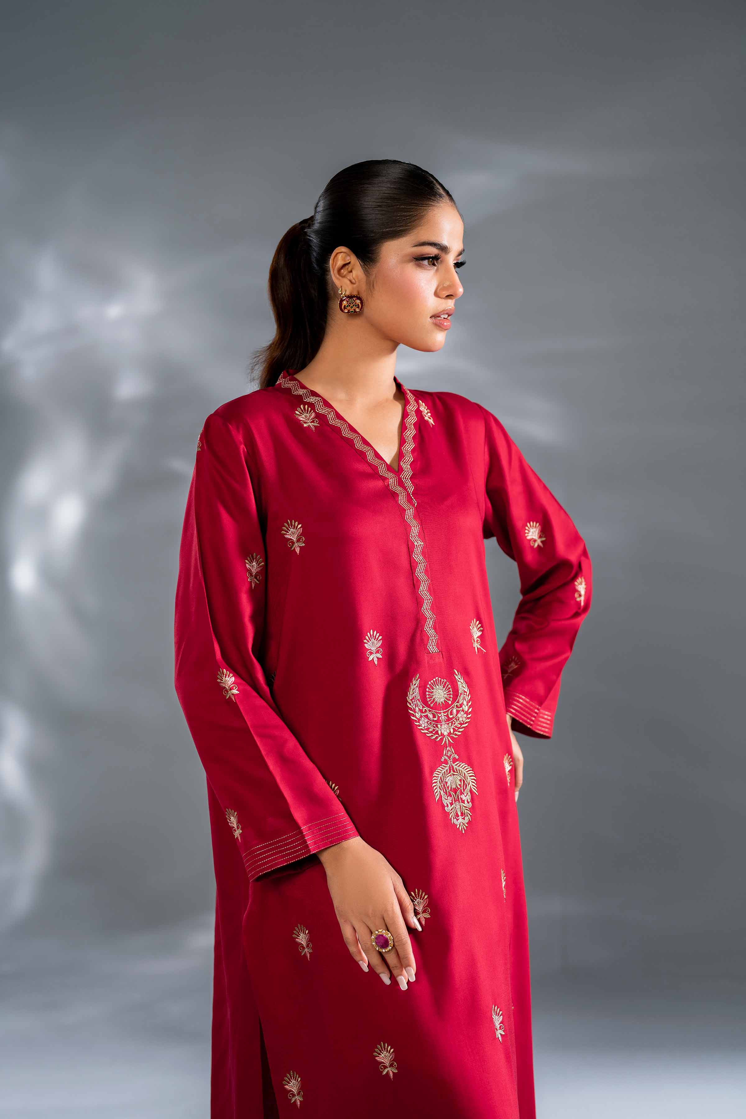 2 Piece - Embroidered Suit - KFW24-93