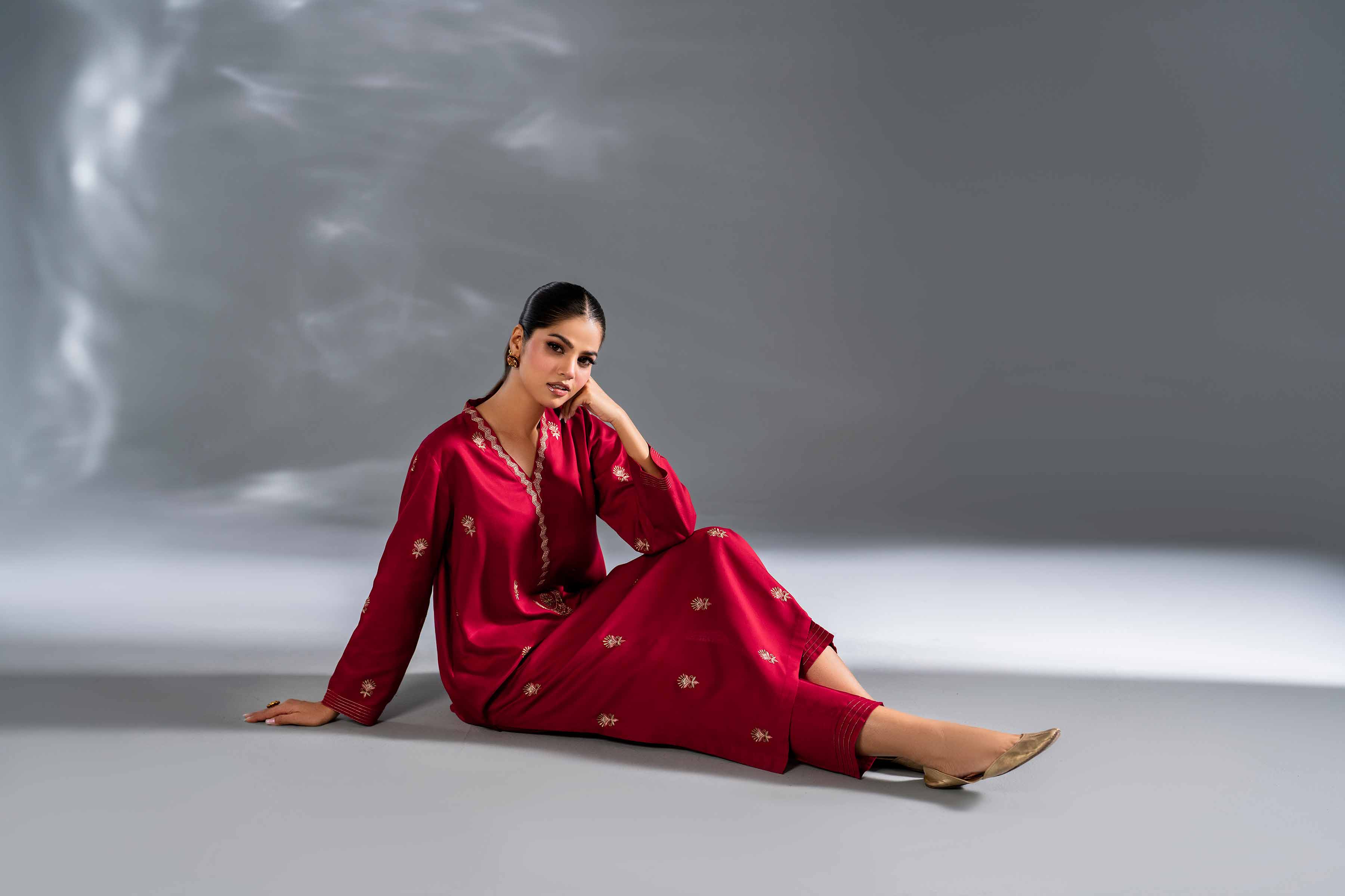 2 Piece - Embroidered Suit - KFW24-93